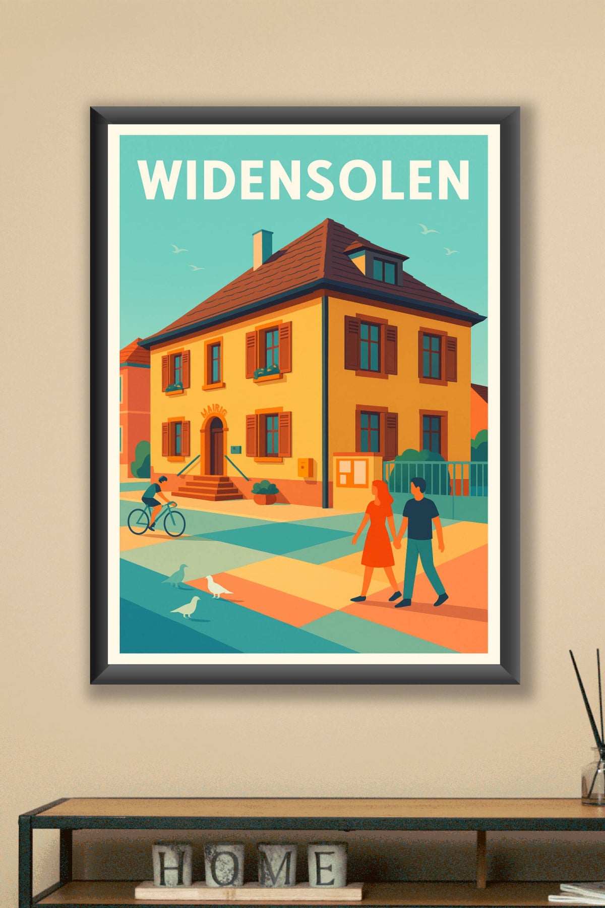 Affiche de Widensolen - Charme paisible et couleurs éclatantes