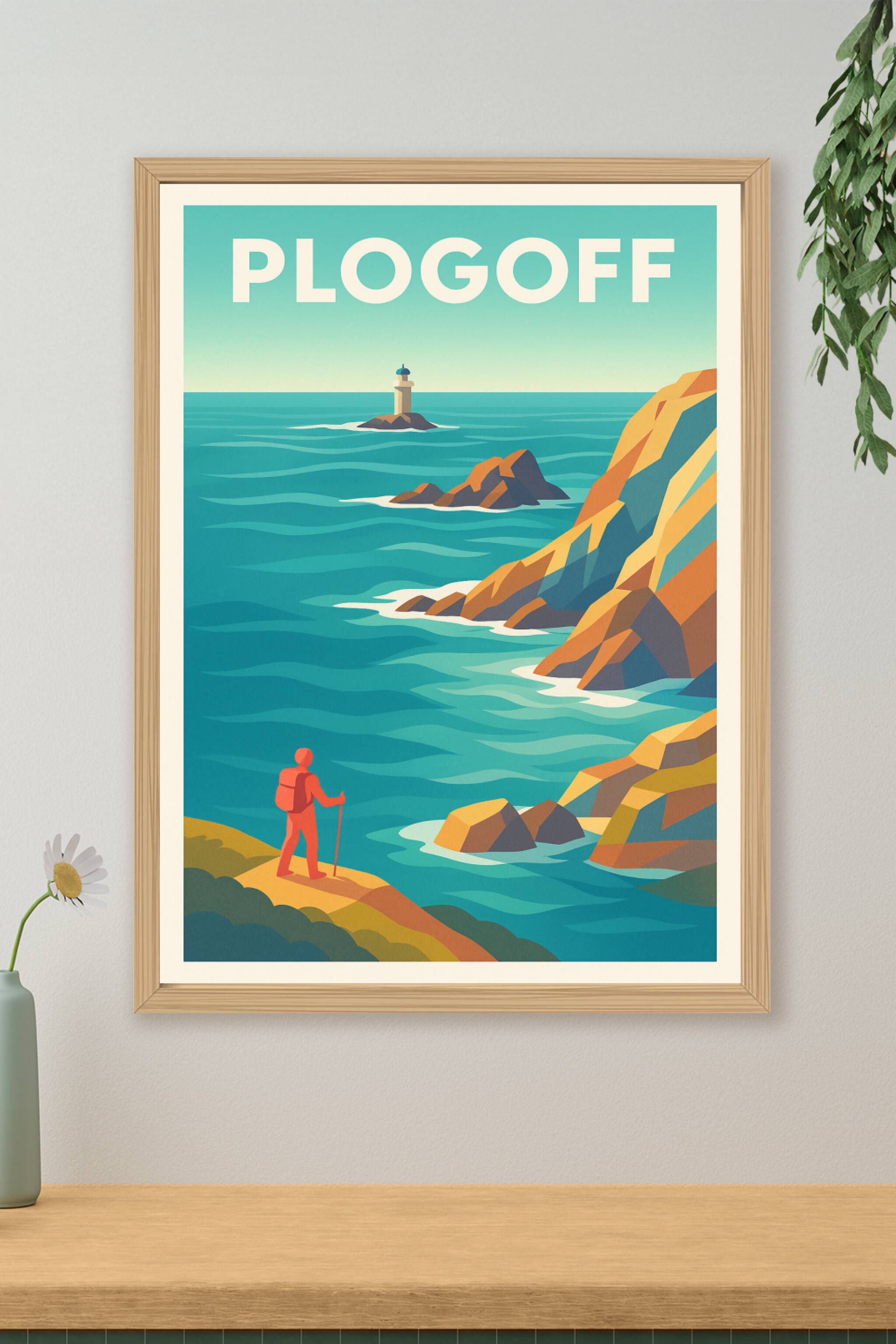 Affiche de Plogoff - Échappée belle sur la côte bretonne