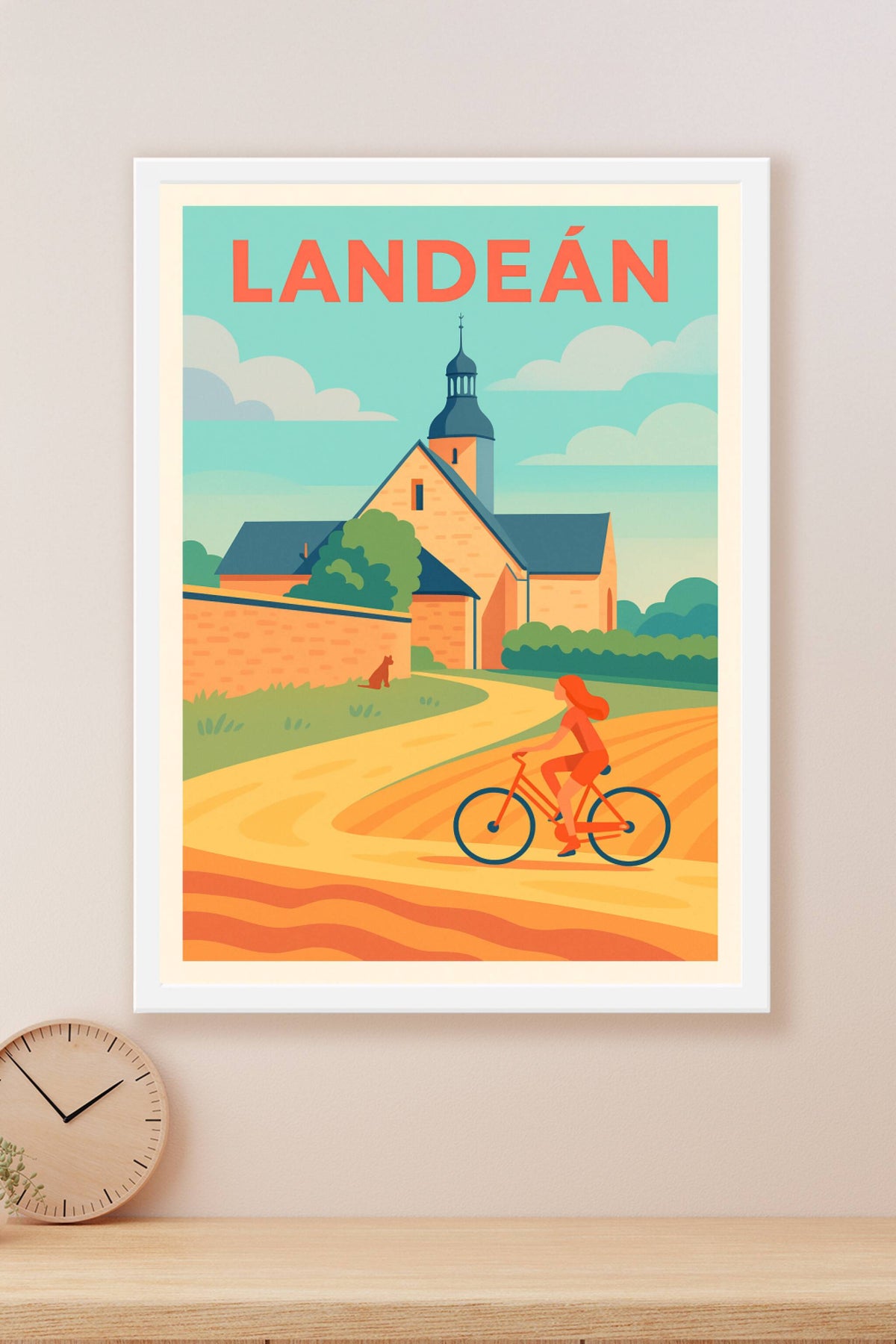 Affiche de Landeán - Douceur de vie à vélo au cœur du bocage