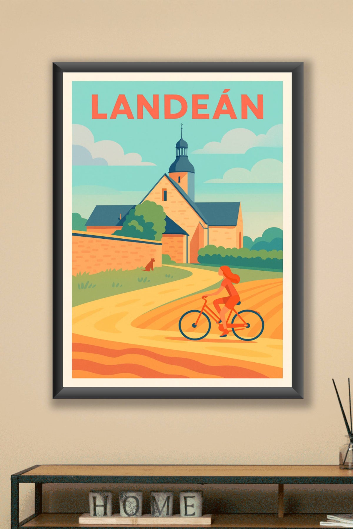 Affiche de Landeán - Douceur de vie à vélo au cœur du bocage
