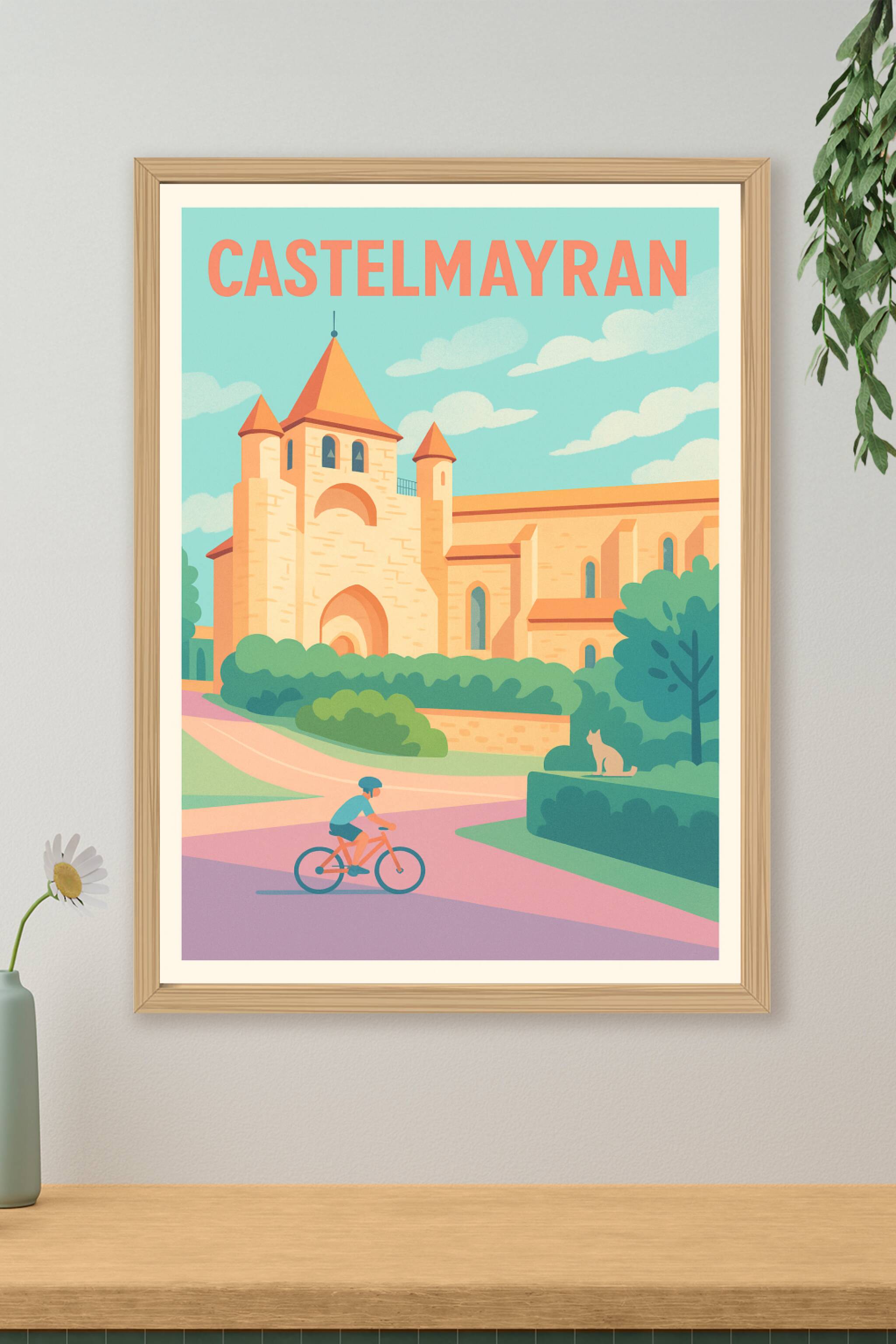 Affiche de Castelmayran - L'élégance tranquille du patrimoine