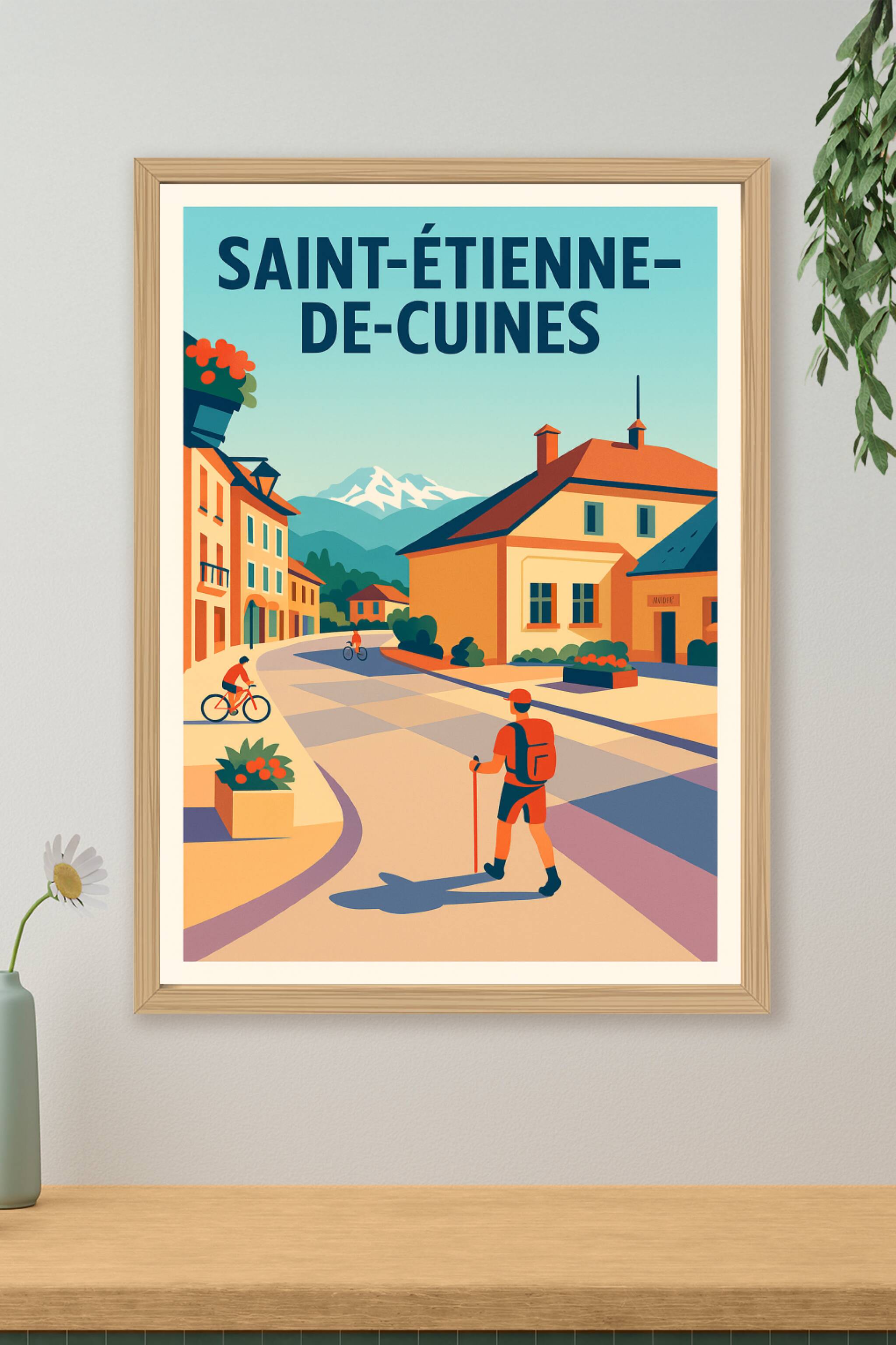 Affiche de Saint-Étienne-de-Cuines - Escapade alpine chaleureuse
