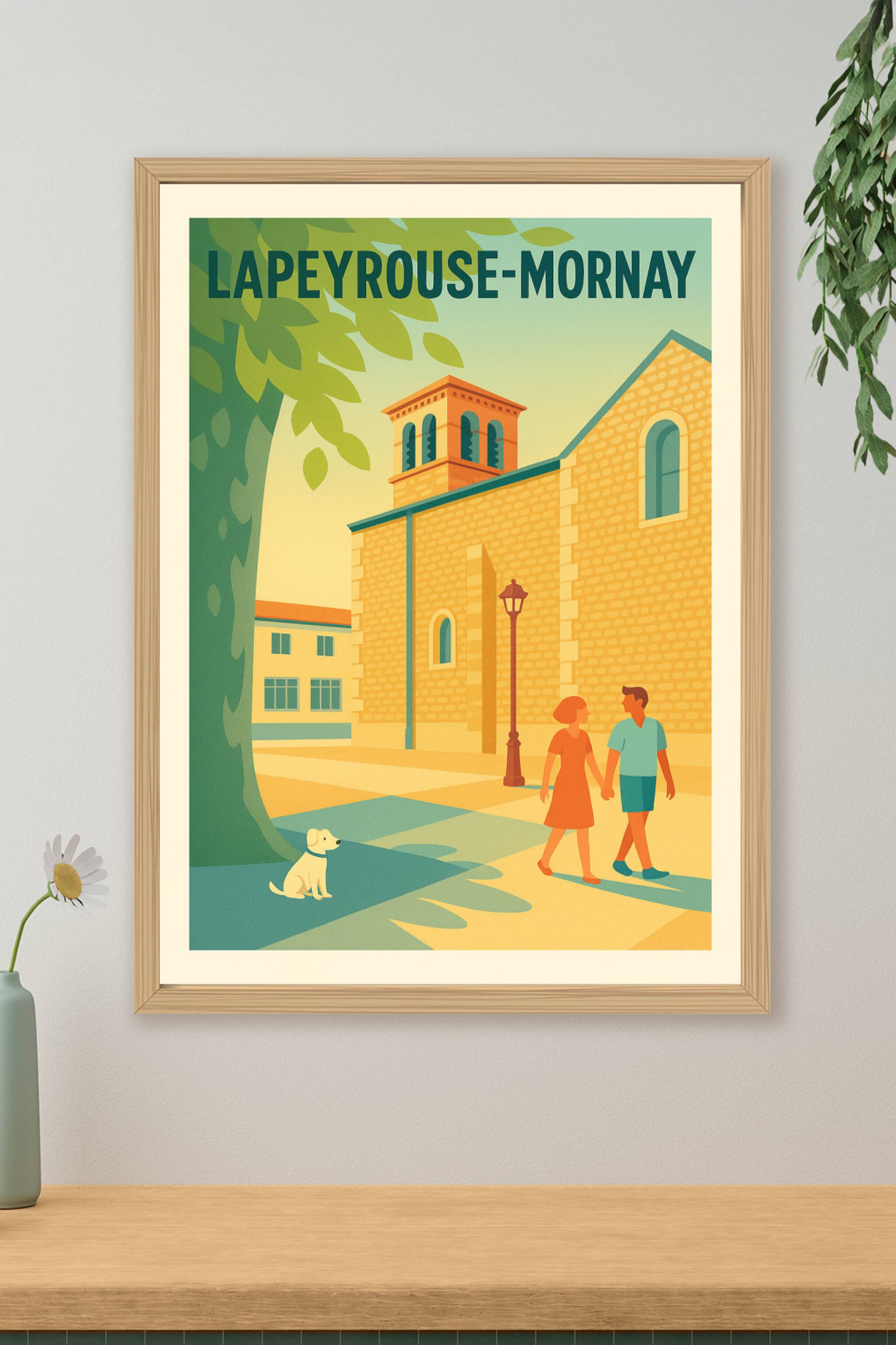 Affiche de Lapeyrouse-Mornay - Charme et douceur de la vie locale
