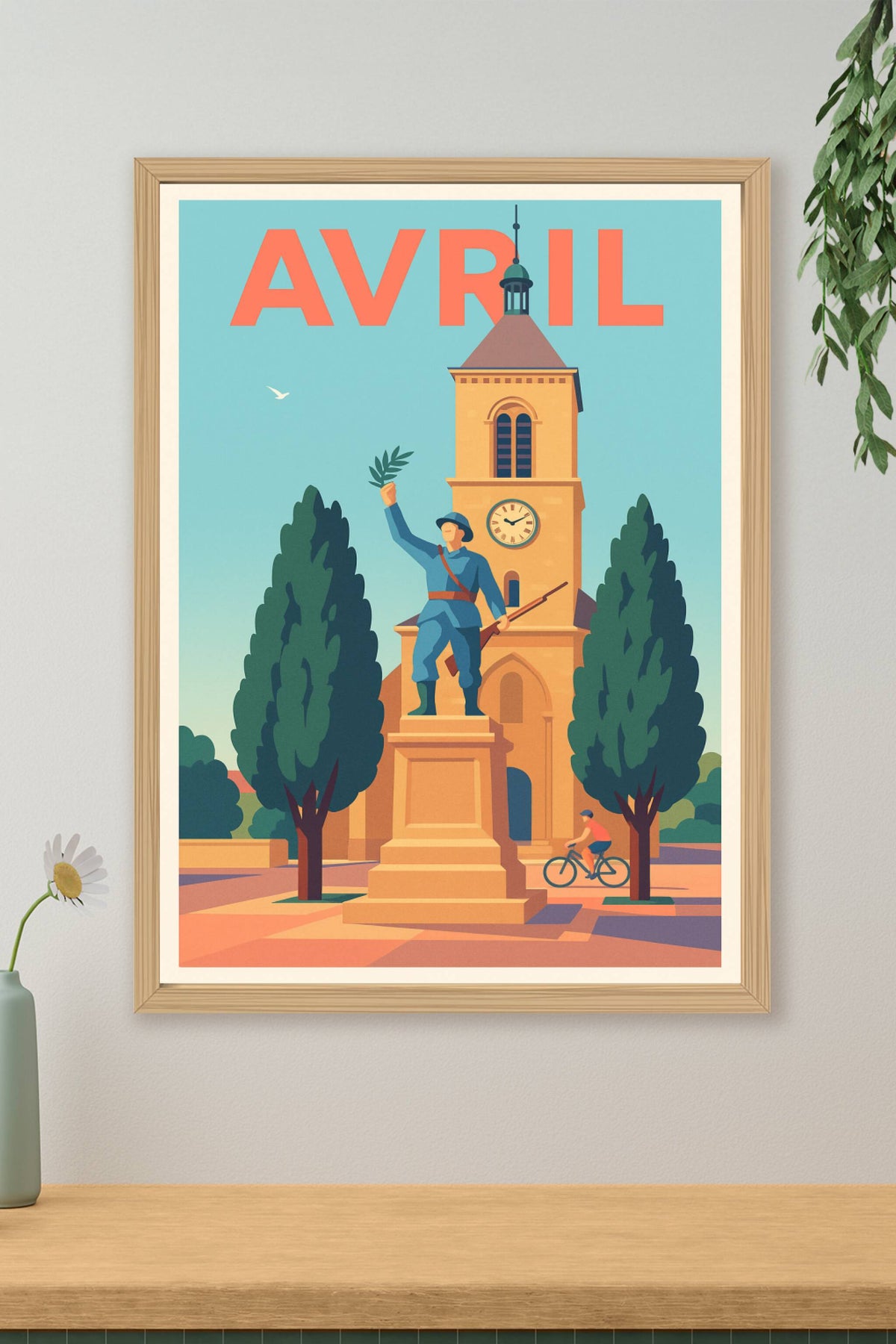 Affiche de Avril - Harmonie et Sérénité au Cœur de la Ville
