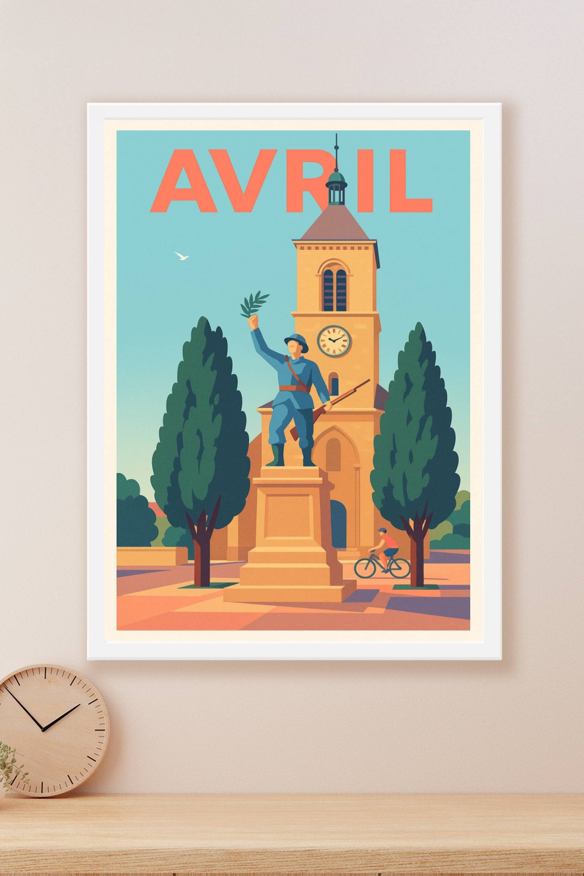 Affiche de Avril - Harmonie et Sérénité au Cœur de la Ville