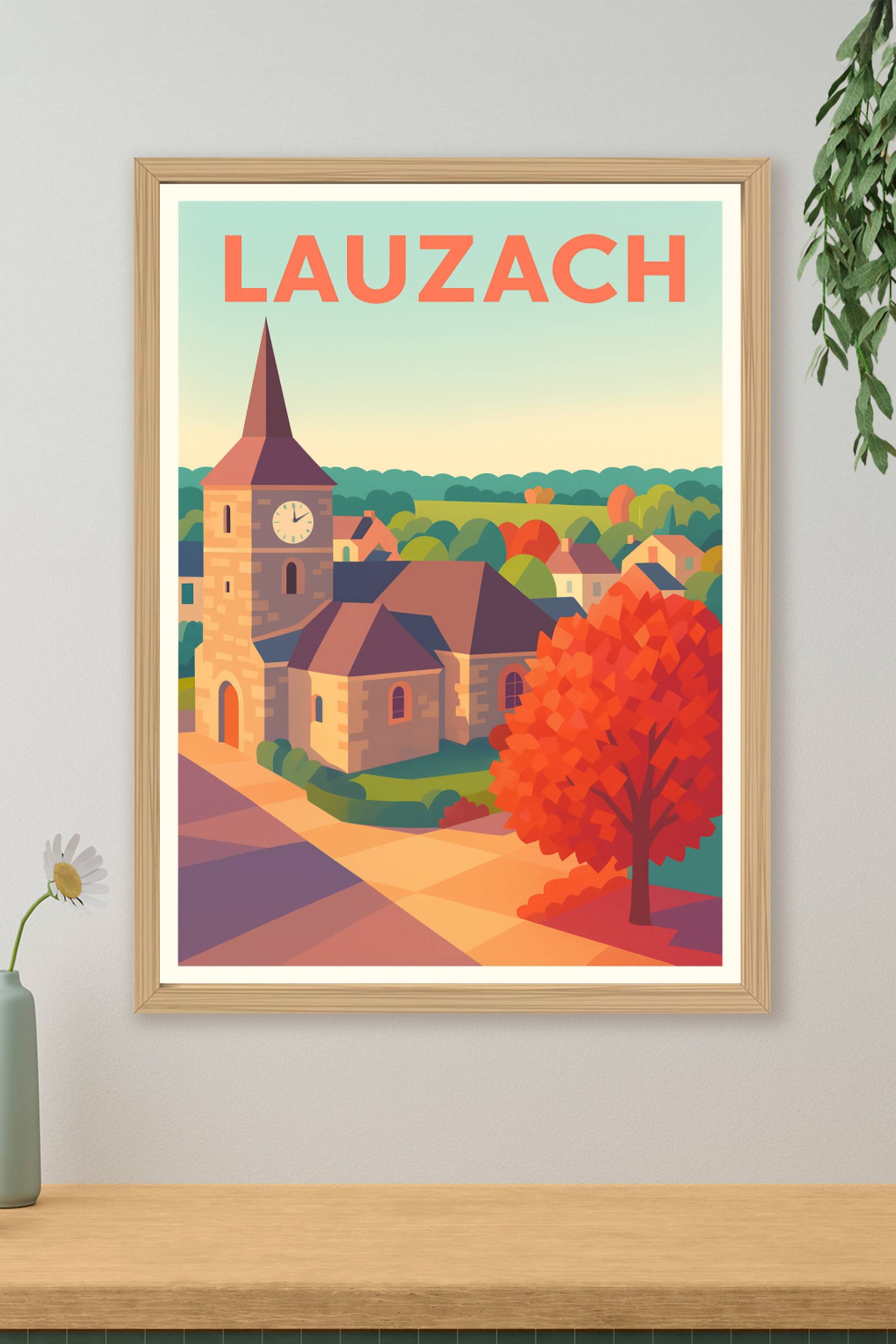 Affiche de Lauzach - Élégance authentique au cœur de la Bretagne