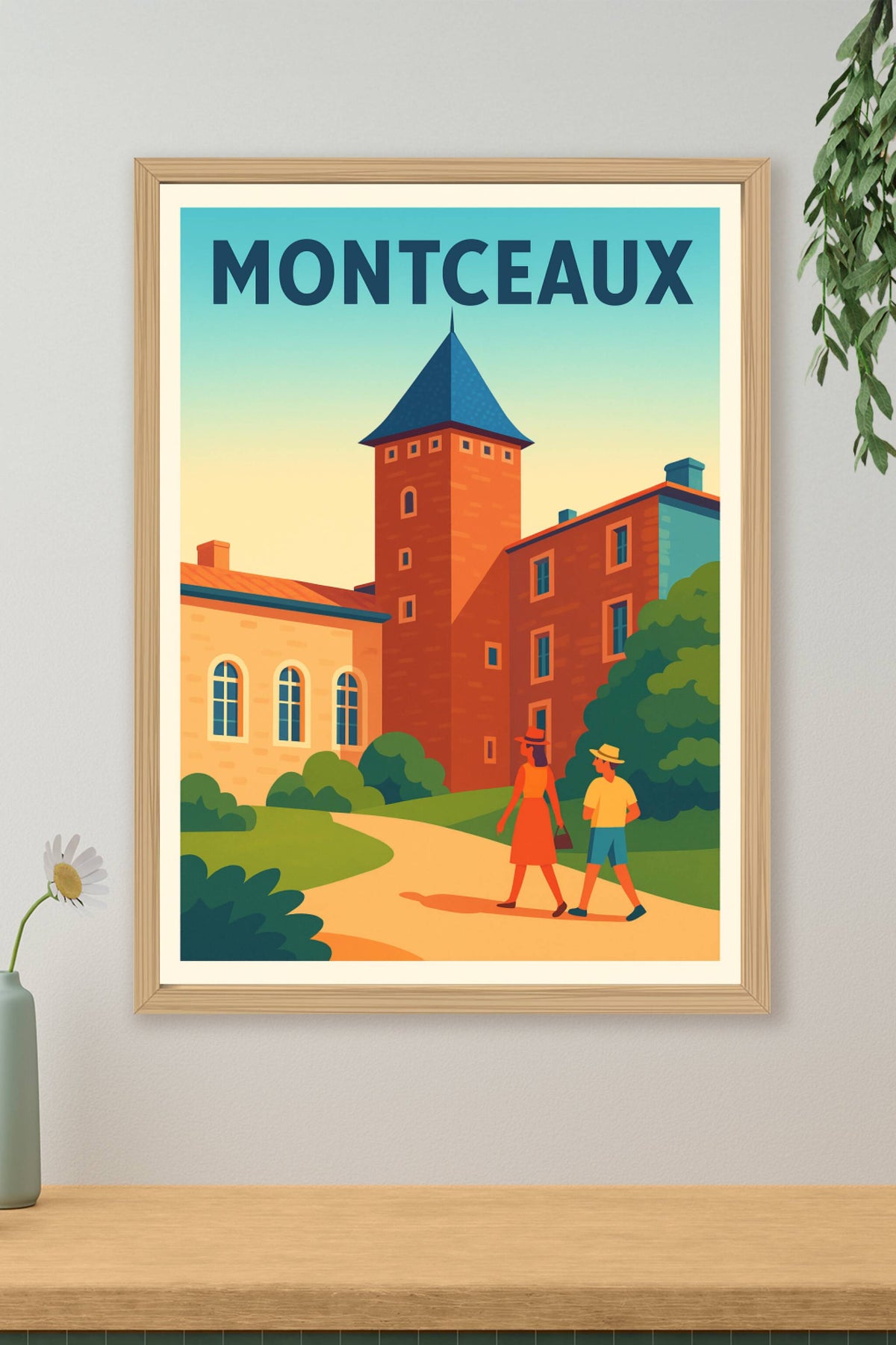 Affiche de Montceaux - Une promenade au cœur du patrimoine