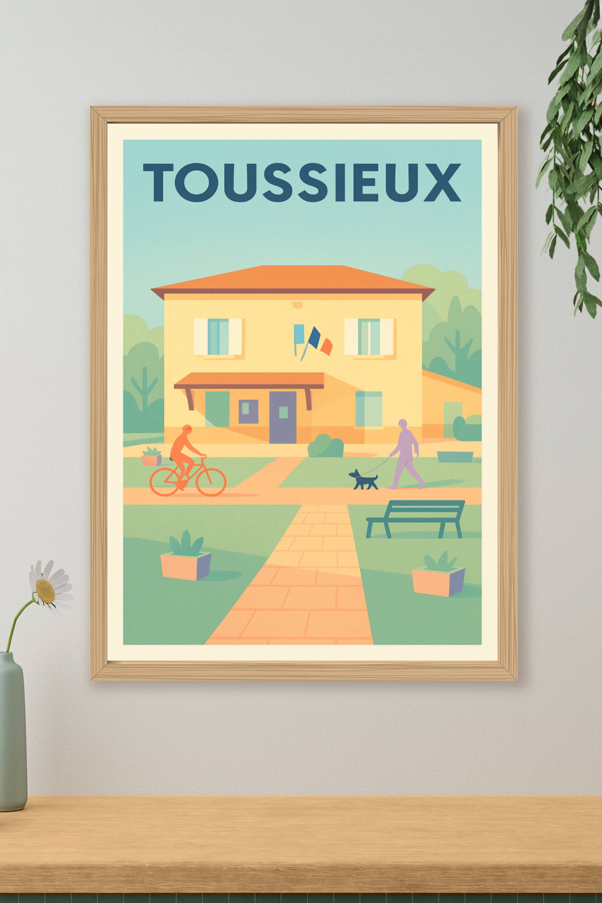 Affiche de Toussieux - Charme et sérénité au cœur du village