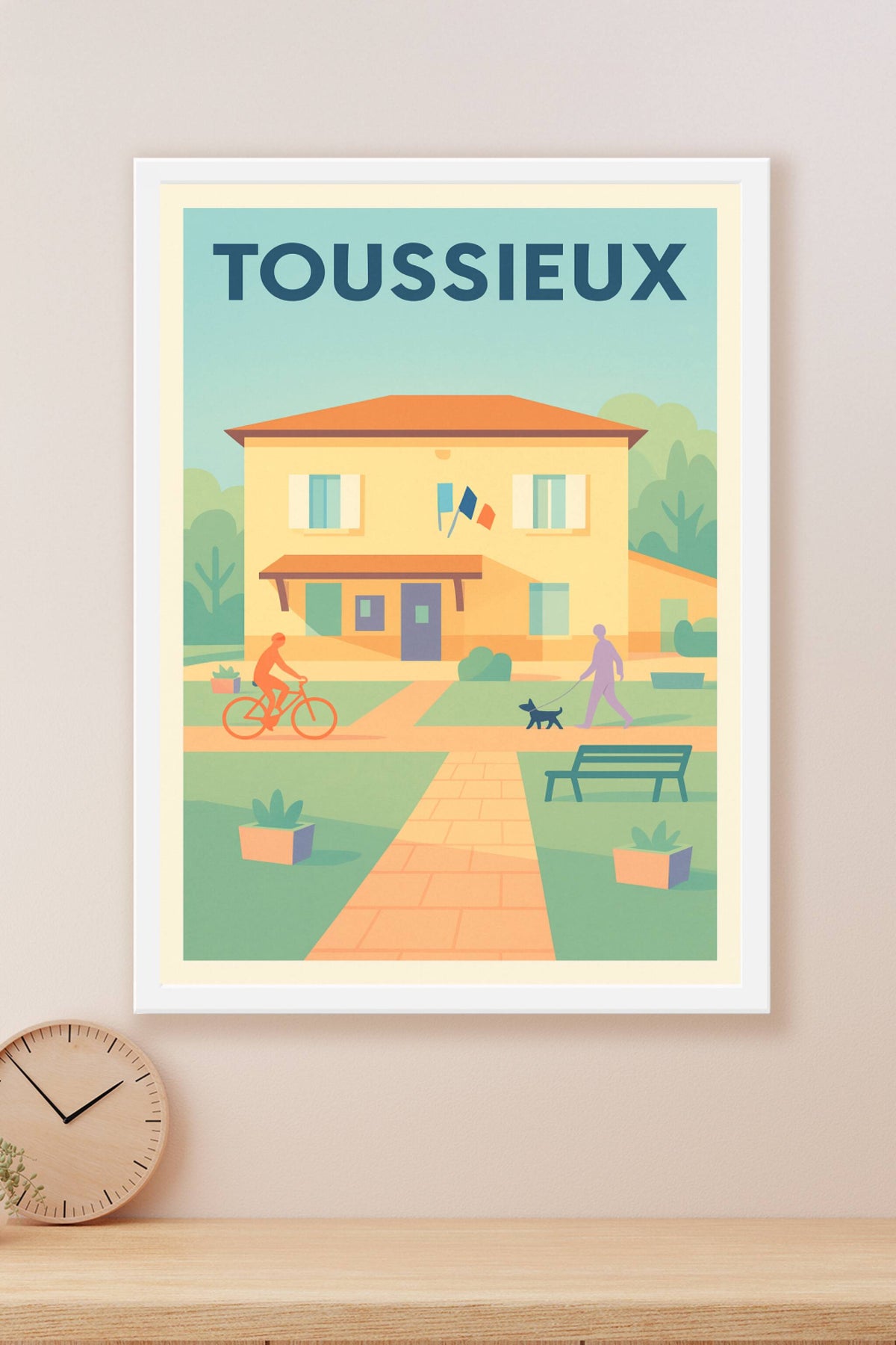 Affiche de Toussieux - Charme et sérénité au cœur du village