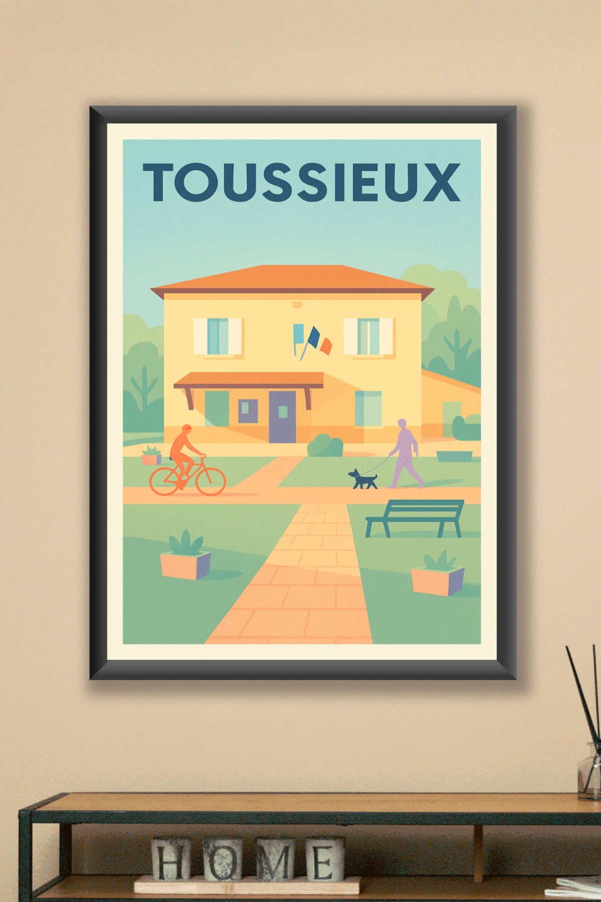 Affiche de Toussieux - Charme et sérénité au cœur du village
