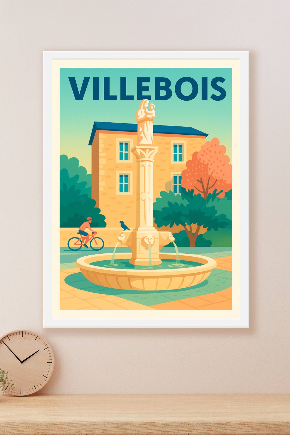 Affiche de Villebois - Charme et Sérénité au Cœur du Village