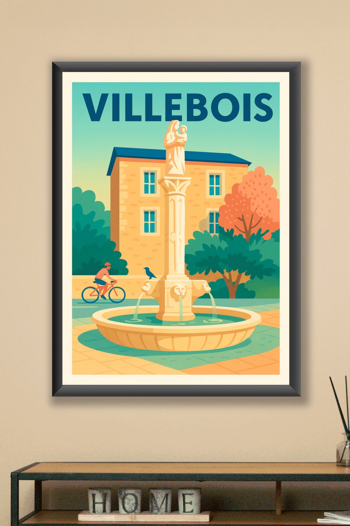Affiche de Villebois - Charme et Sérénité au Cœur du Village