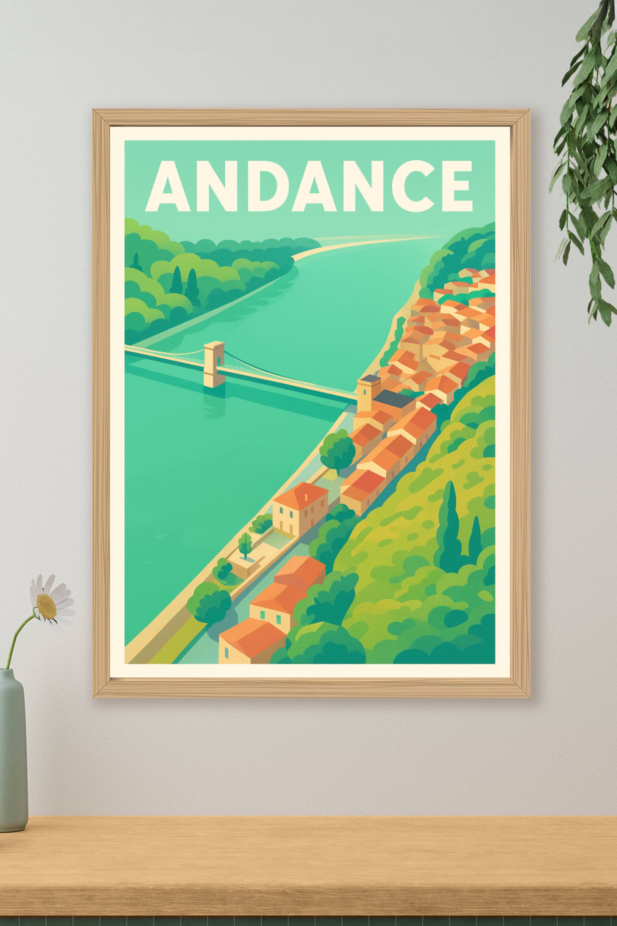 Affiche de Andance - Charme et sérénité au bord du Rhône