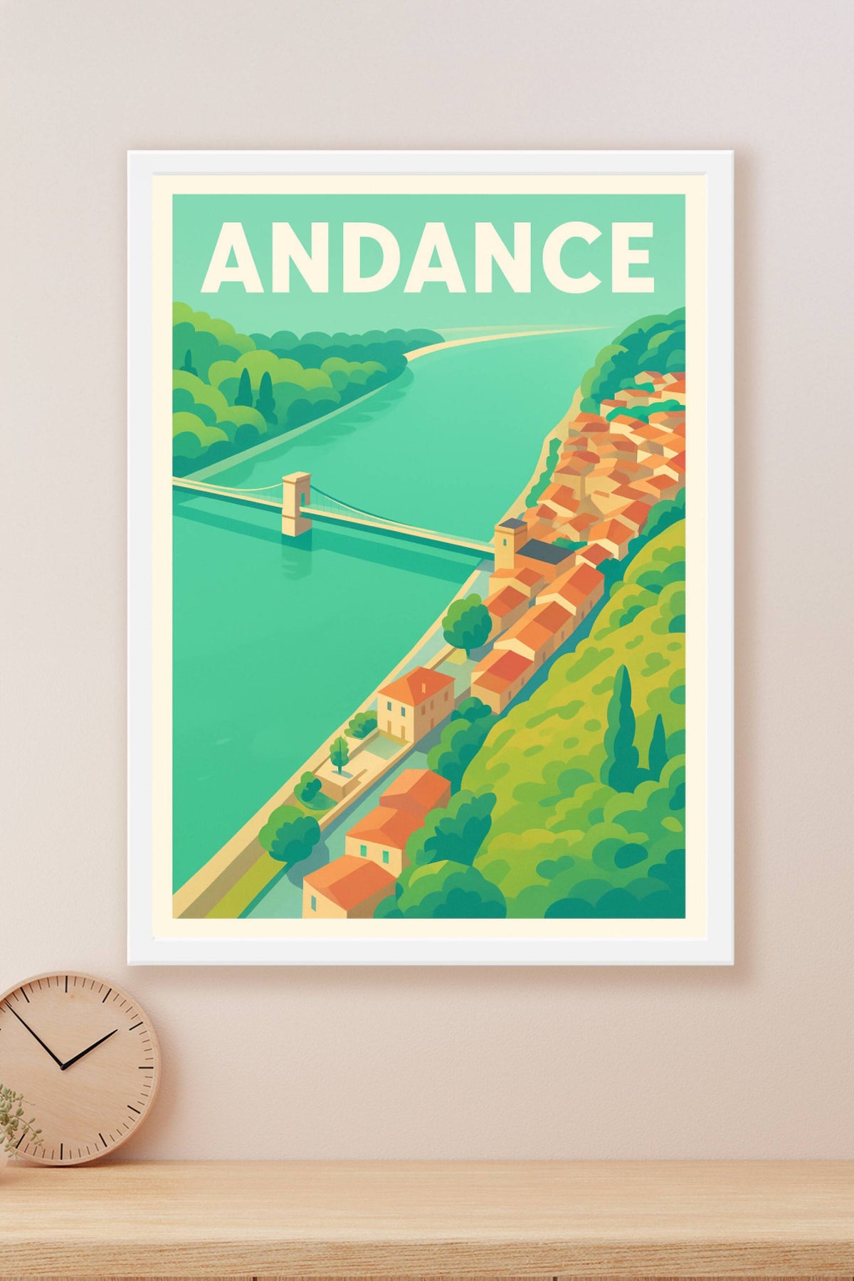 Affiche de Andance - Charme et sérénité au bord du Rhône