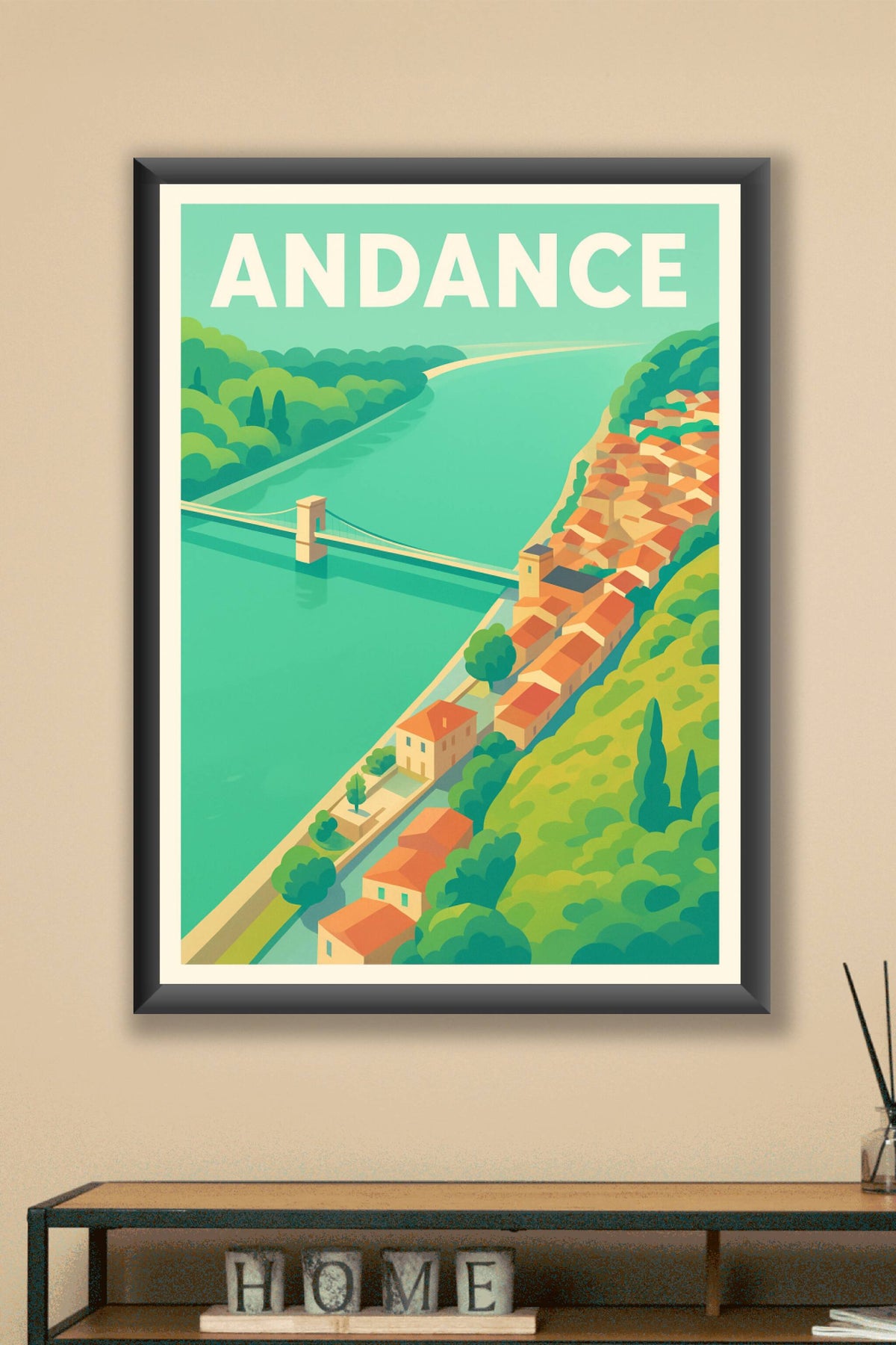 Affiche de Andance - Charme et sérénité au bord du Rhône