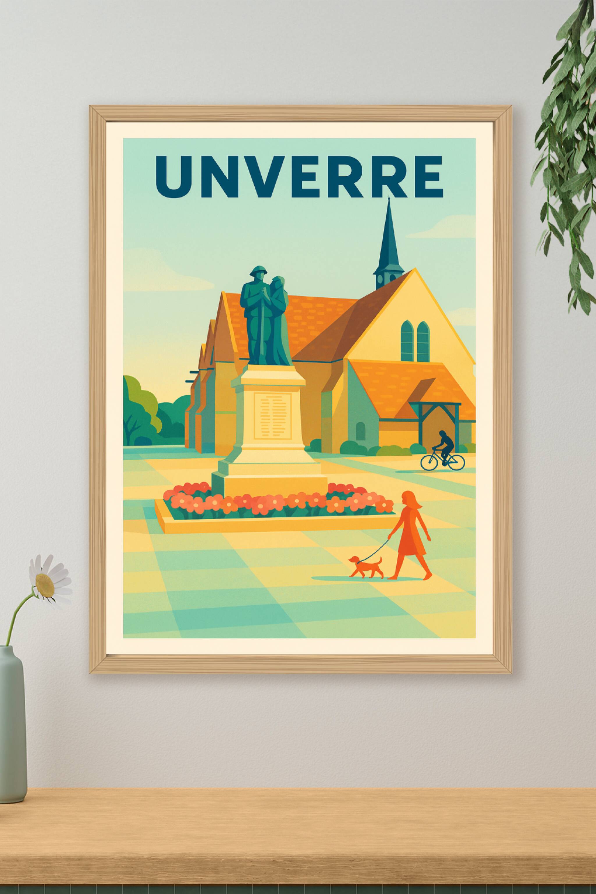 Affiche de Unverre - Charme paisible et architecture traditionnelle