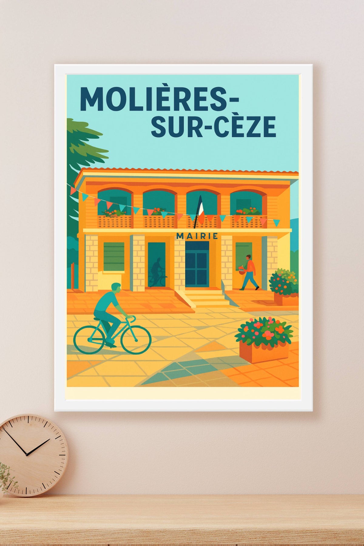 Affiche de Molières-sur-Cèze - Charme et sérénité au cœur du village