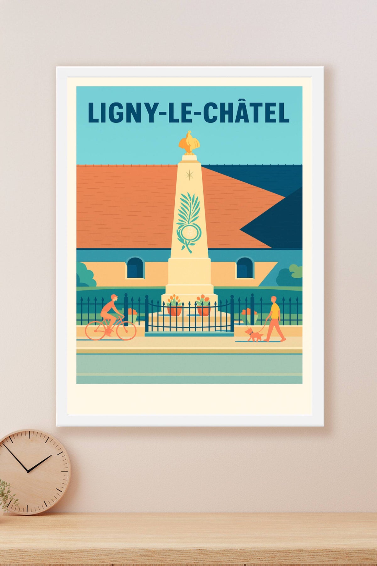 Affiche de Ligny-le-Châtel - Charme et douceur de vivre à chaque coin de rue