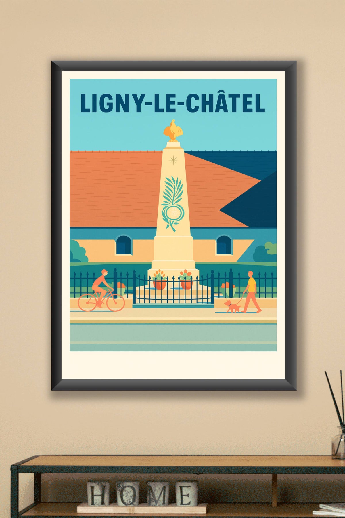 Affiche de Ligny-le-Châtel - Charme et douceur de vivre à chaque coin de rue