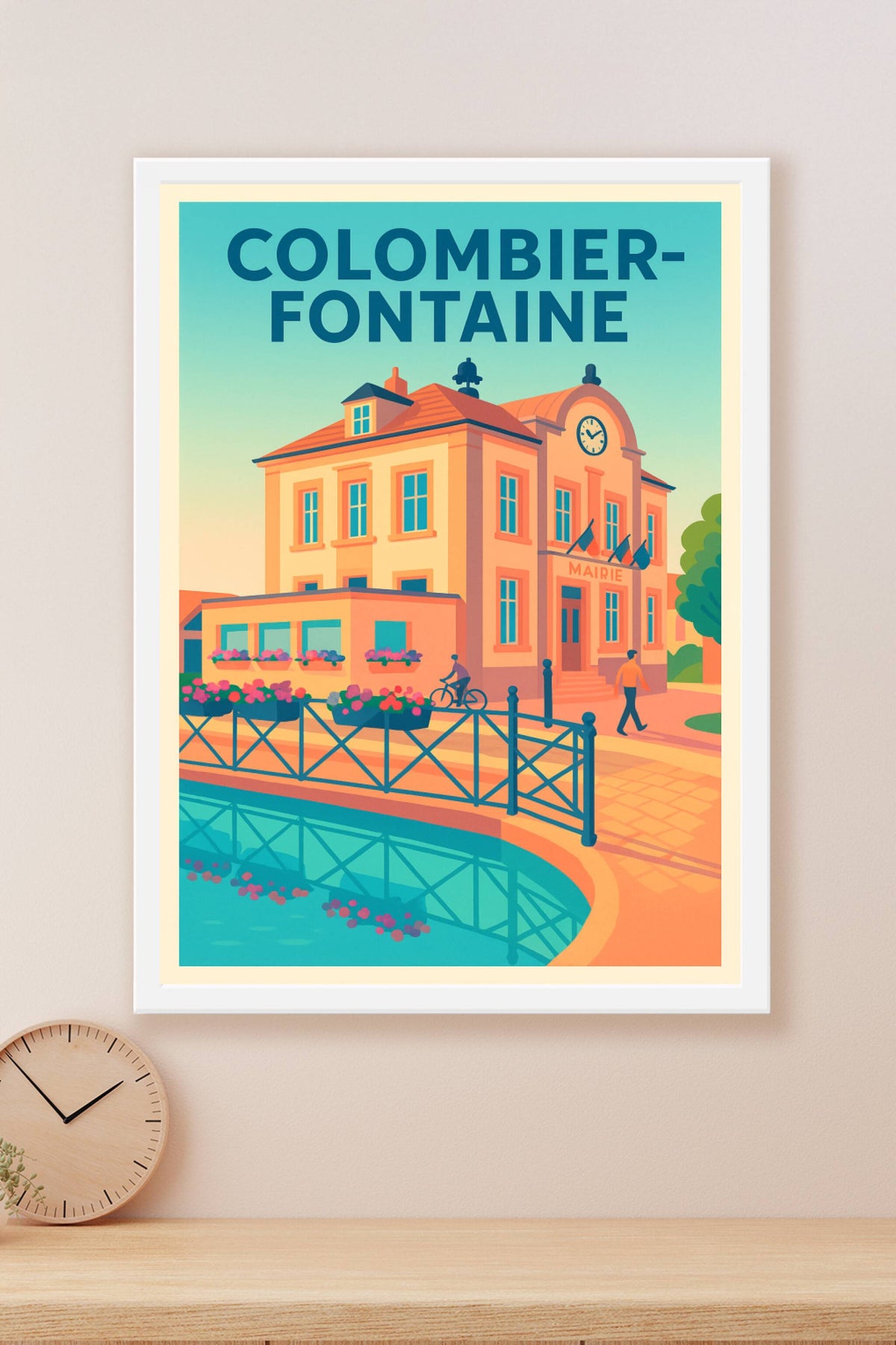 Affiche de Colombier-Fontaine - Charme et sérénité au cœur de la mairie