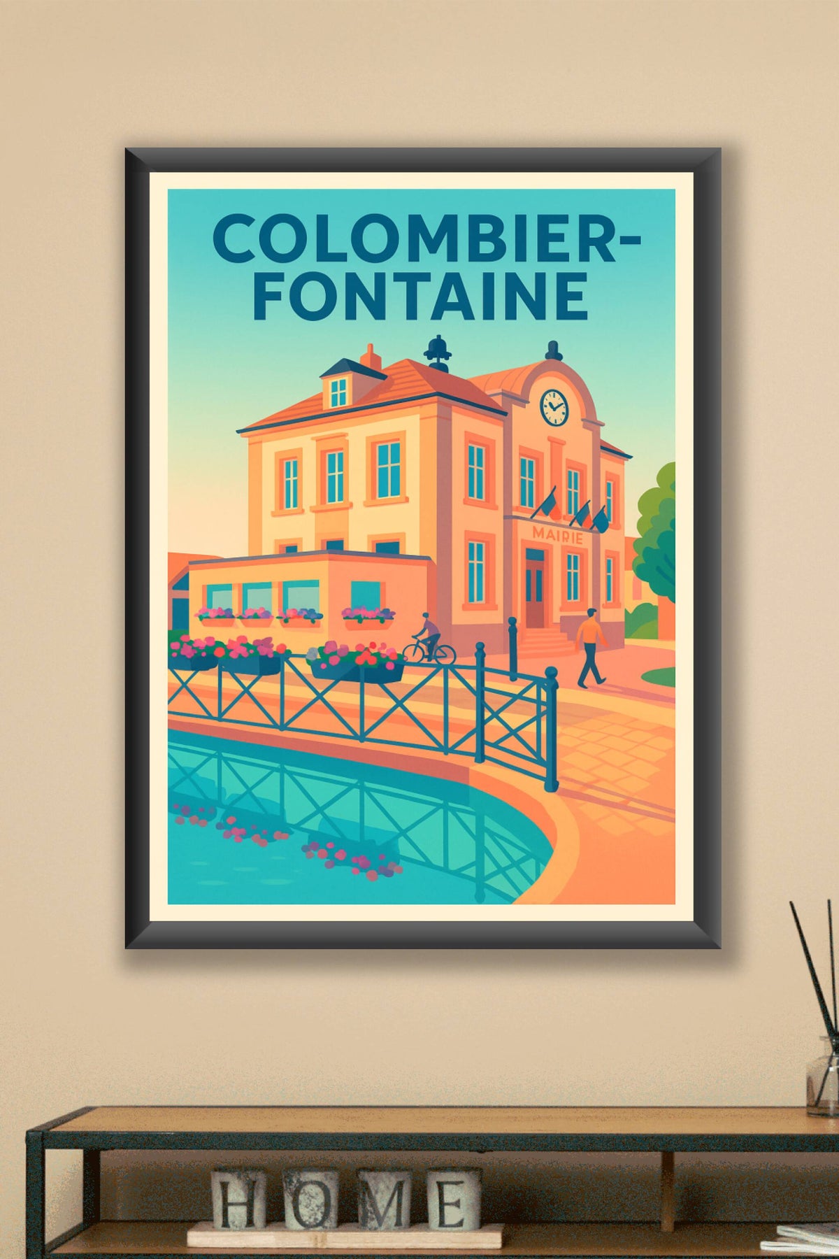 Affiche de Colombier-Fontaine - Charme et sérénité au cœur de la mairie