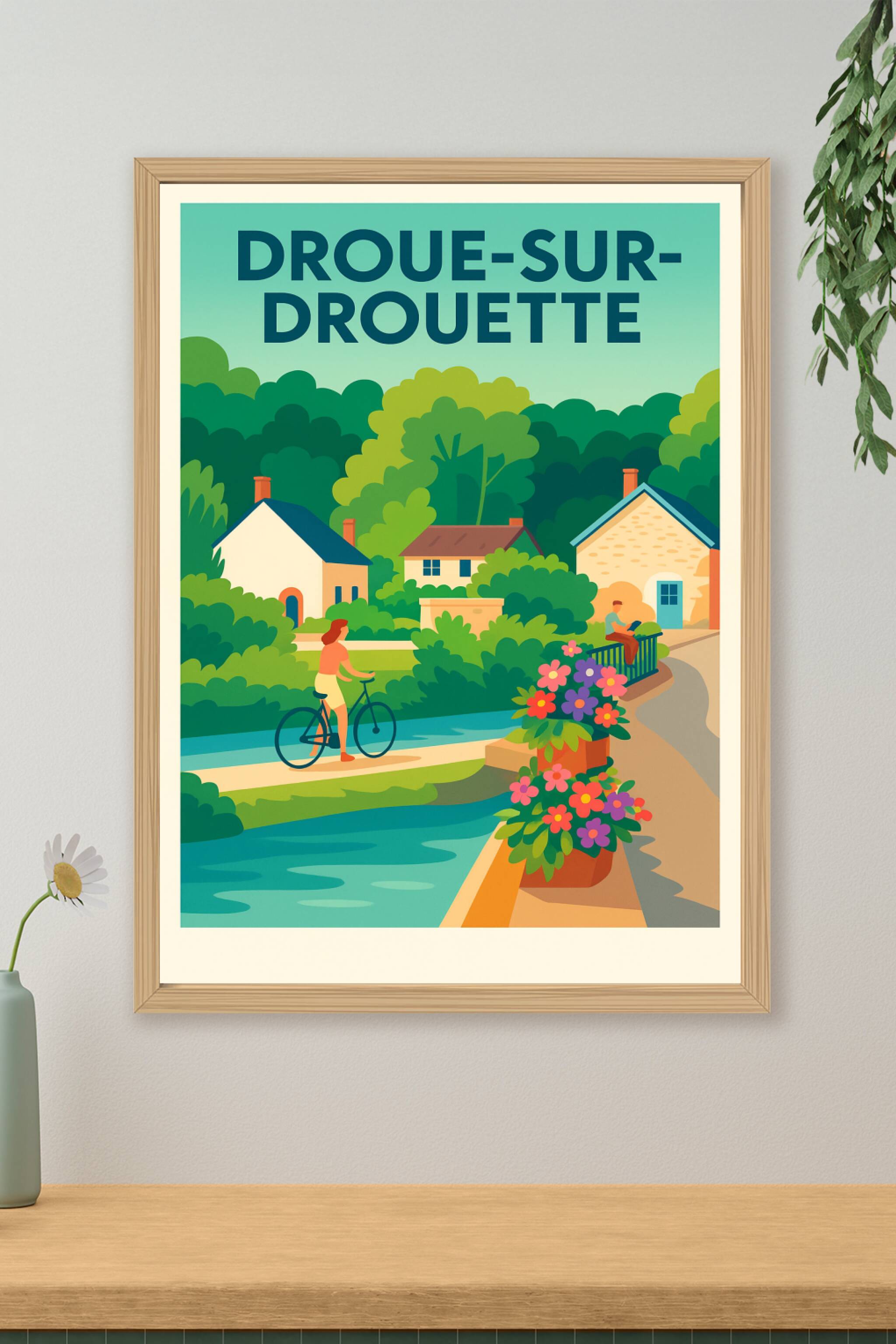 Affiche de Droue-sur-Drouette - Un havre de paix bucolique
