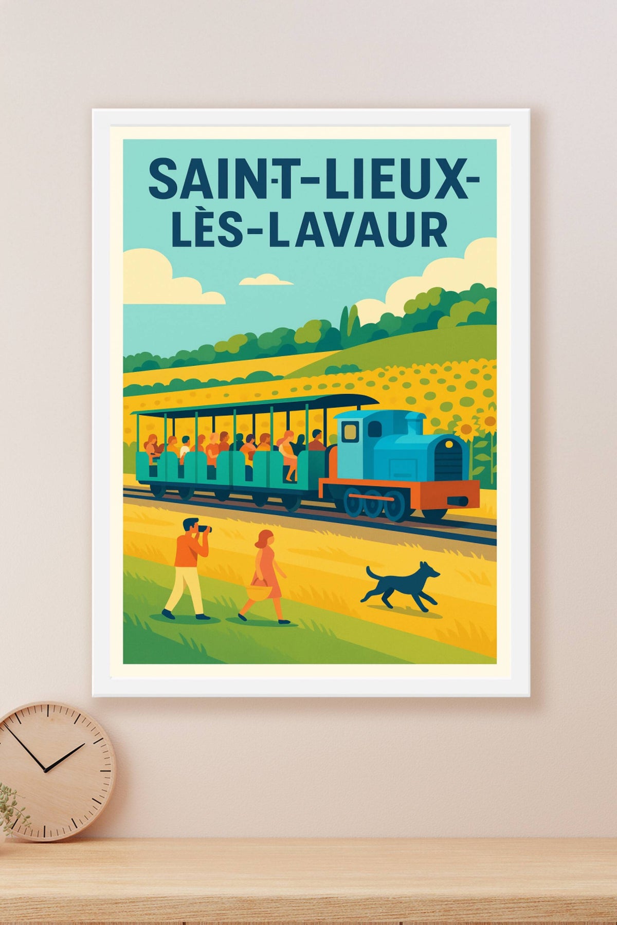 Affiche de Saint-Lieux-lès-Lavaur - Balade champêtre en petit train