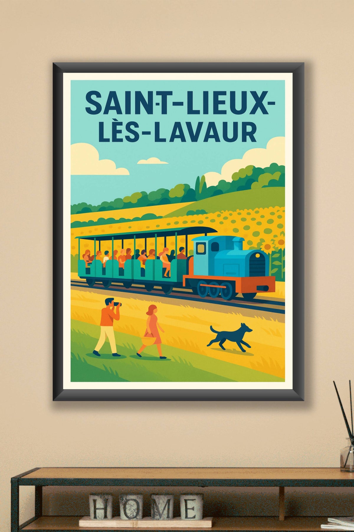 Affiche de Saint-Lieux-lès-Lavaur - Balade champêtre en petit train