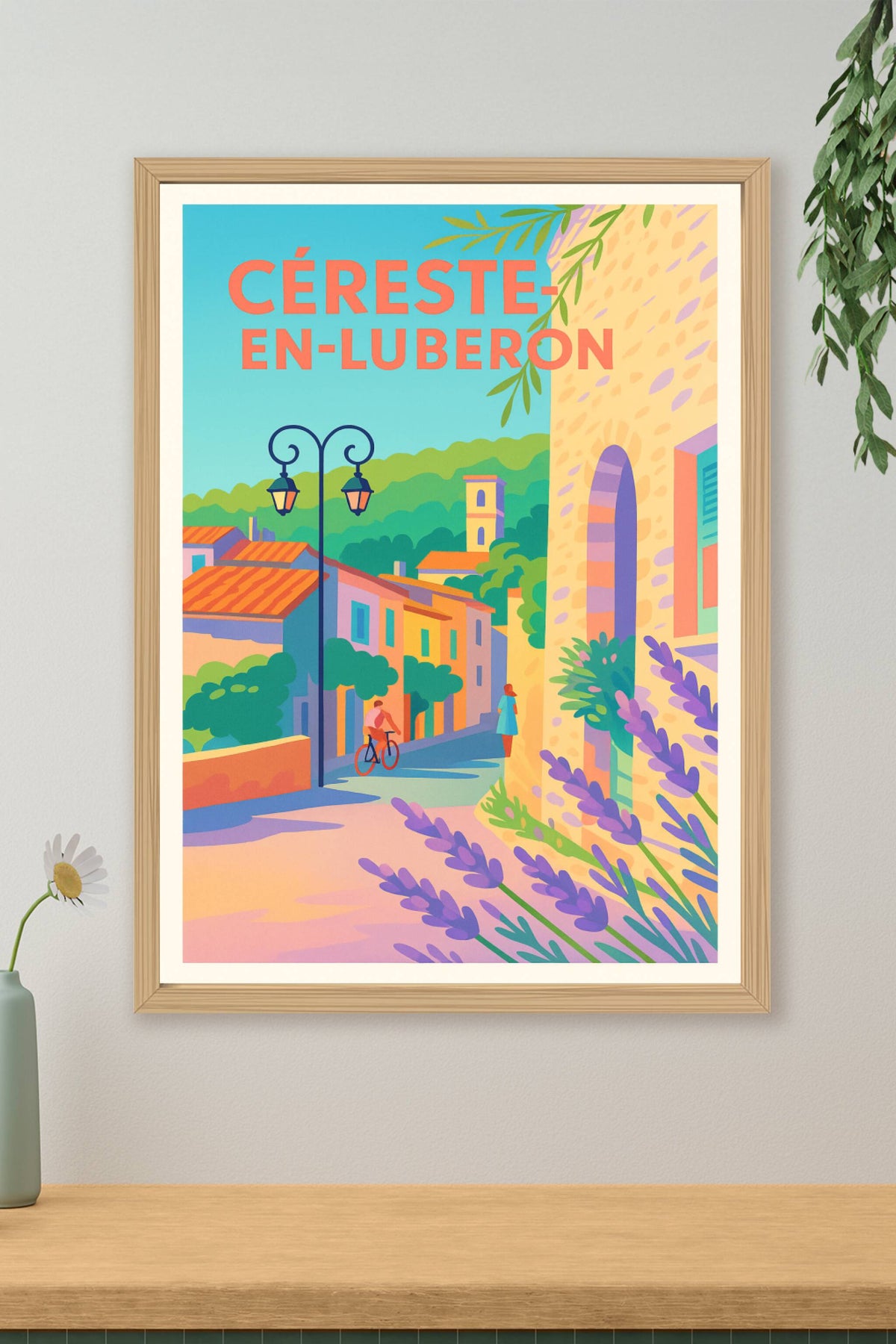 Affiche de Céreste-en-Luberon - Charme Provençal et Douceur de Vivre