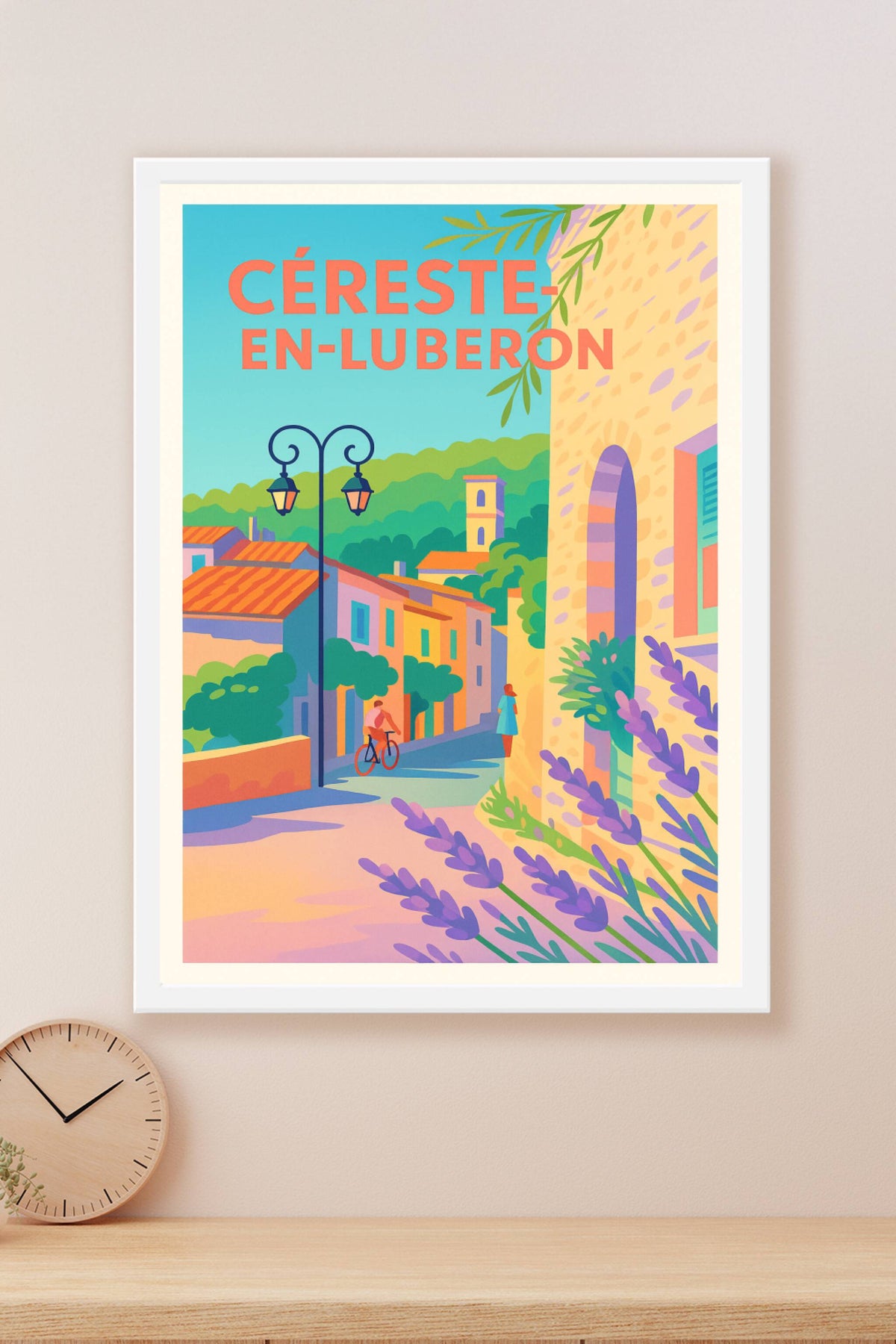Affiche de Céreste-en-Luberon - Charme Provençal et Douceur de Vivre