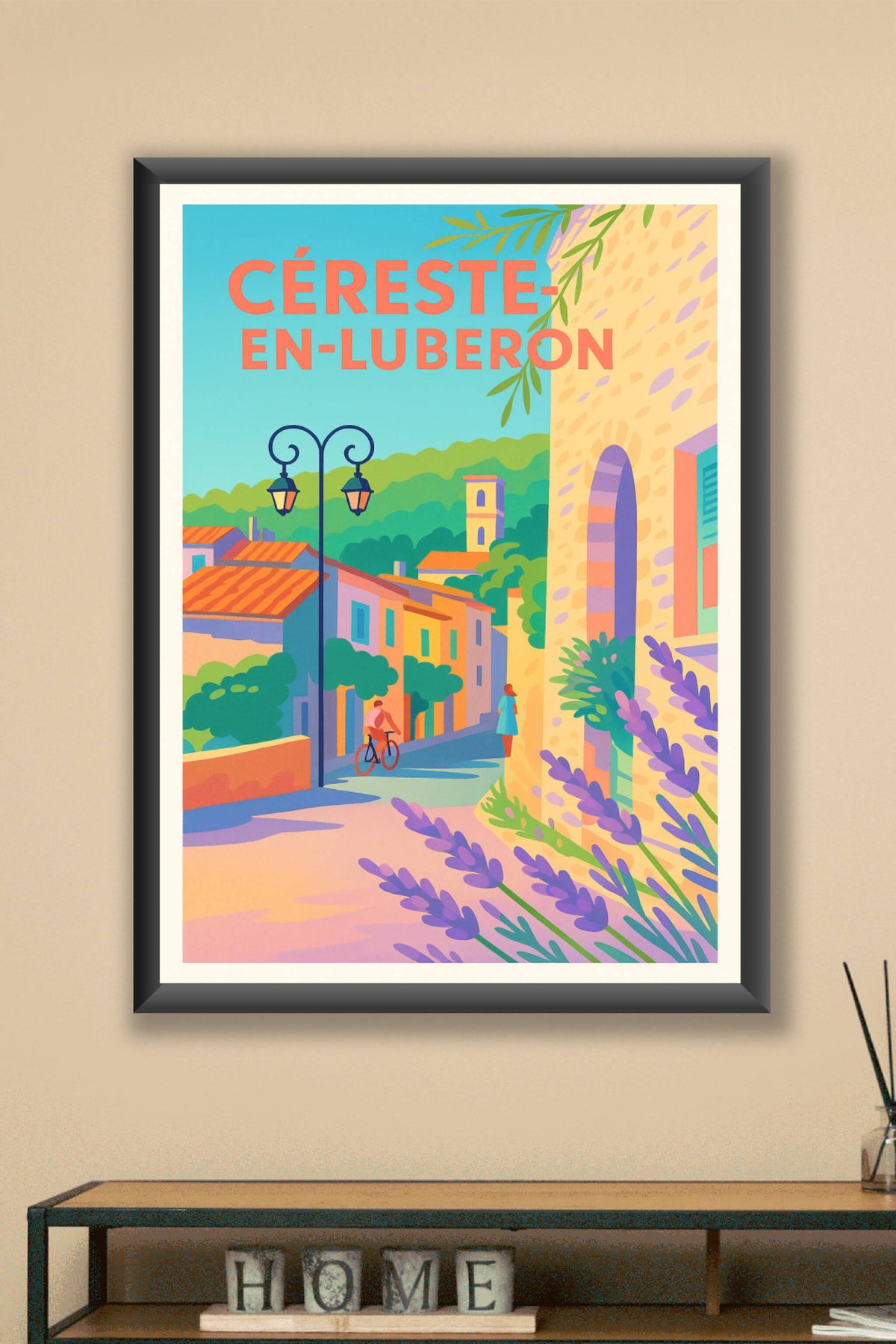 Affiche de Céreste-en-Luberon - Charme Provençal et Douceur de Vivre