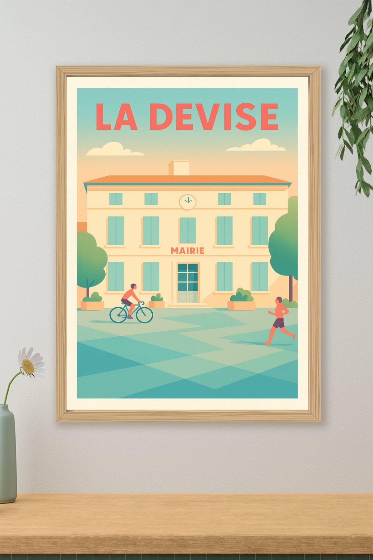 Affiche de La Devise - L'élégance tranquille de la mairie