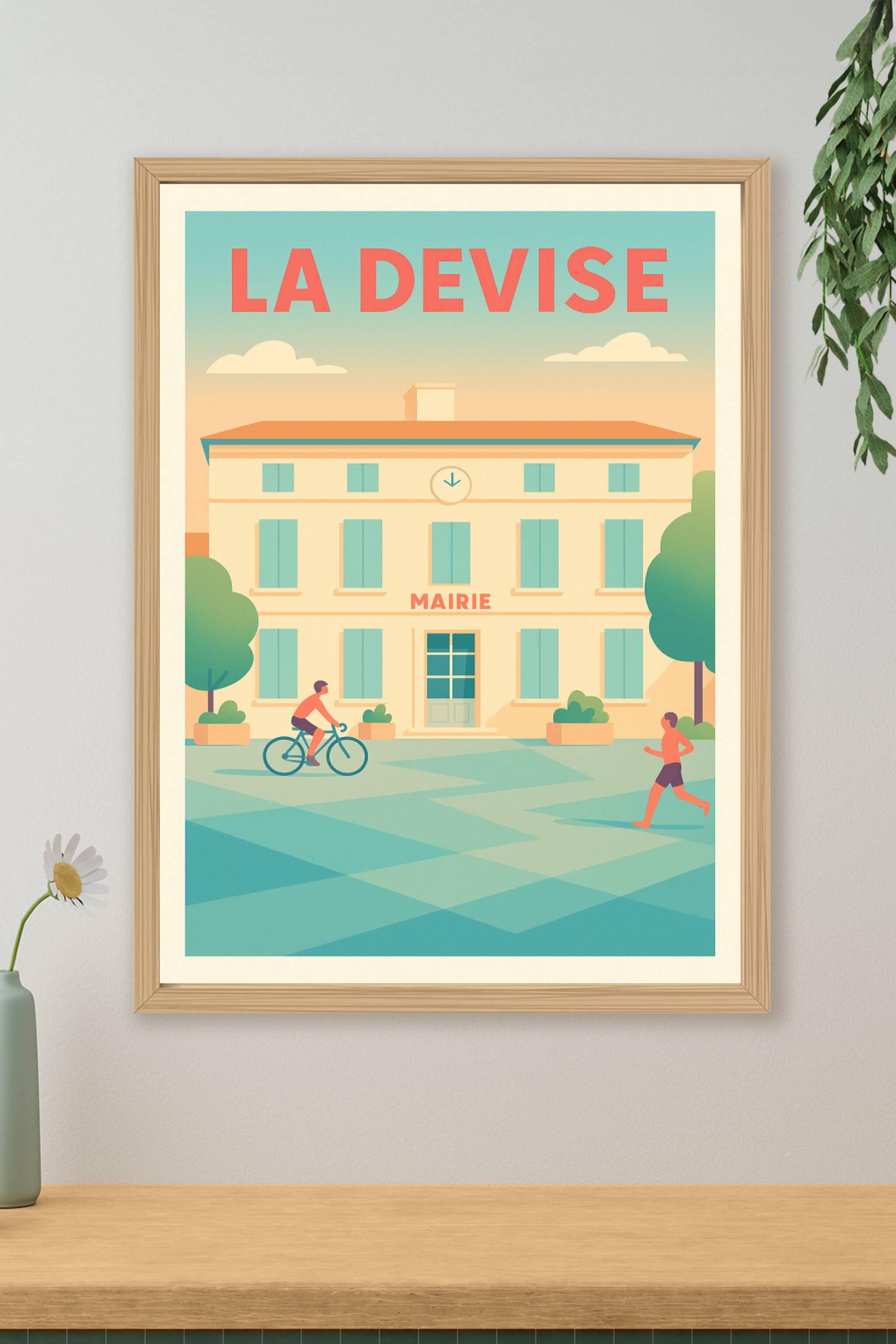 Affiche de La Devise - L'élégance tranquille de la mairie