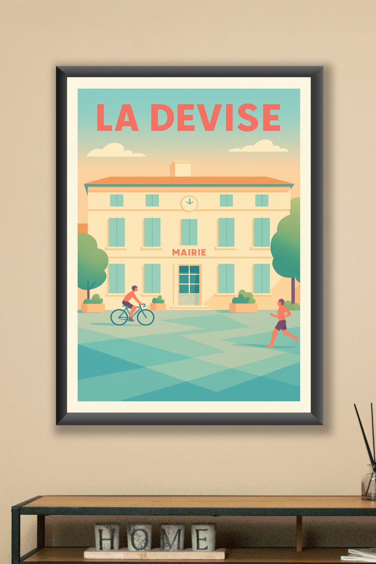 Affiche de La Devise - L'élégance tranquille de la mairie