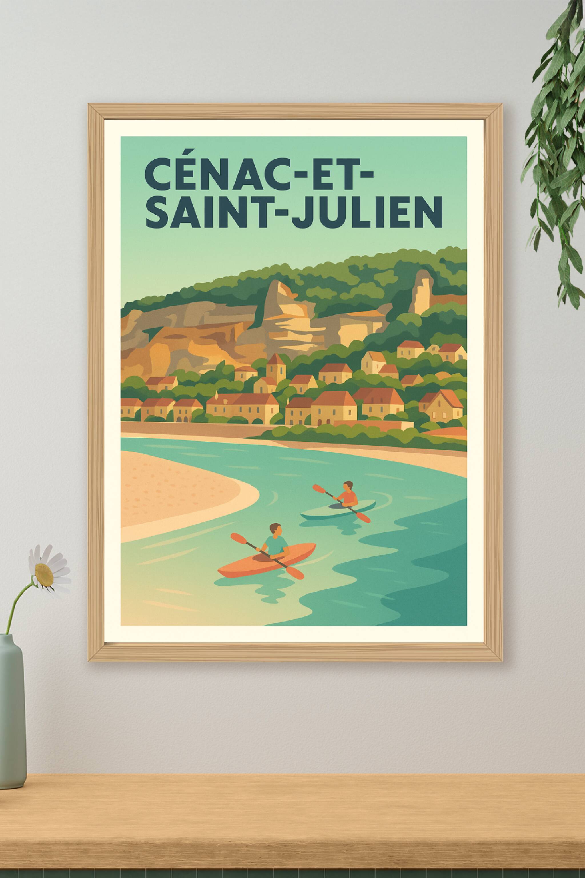Affiche de Cénac-et-Saint-Julien - Escapade paisible au cœur de la Dordogne