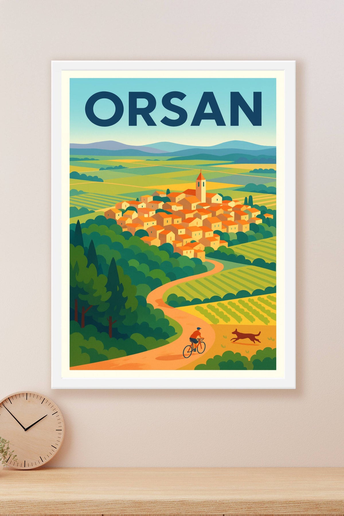 Affiche de Orsan - Charme authentique et nature préservée