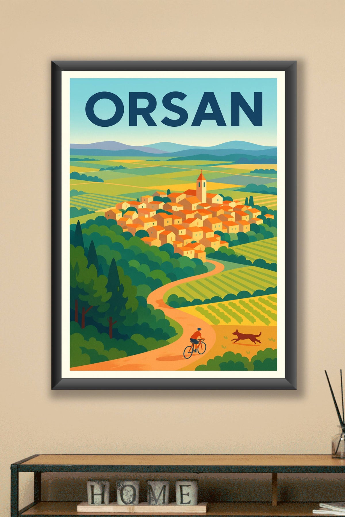 Affiche de Orsan - Charme authentique et nature préservée