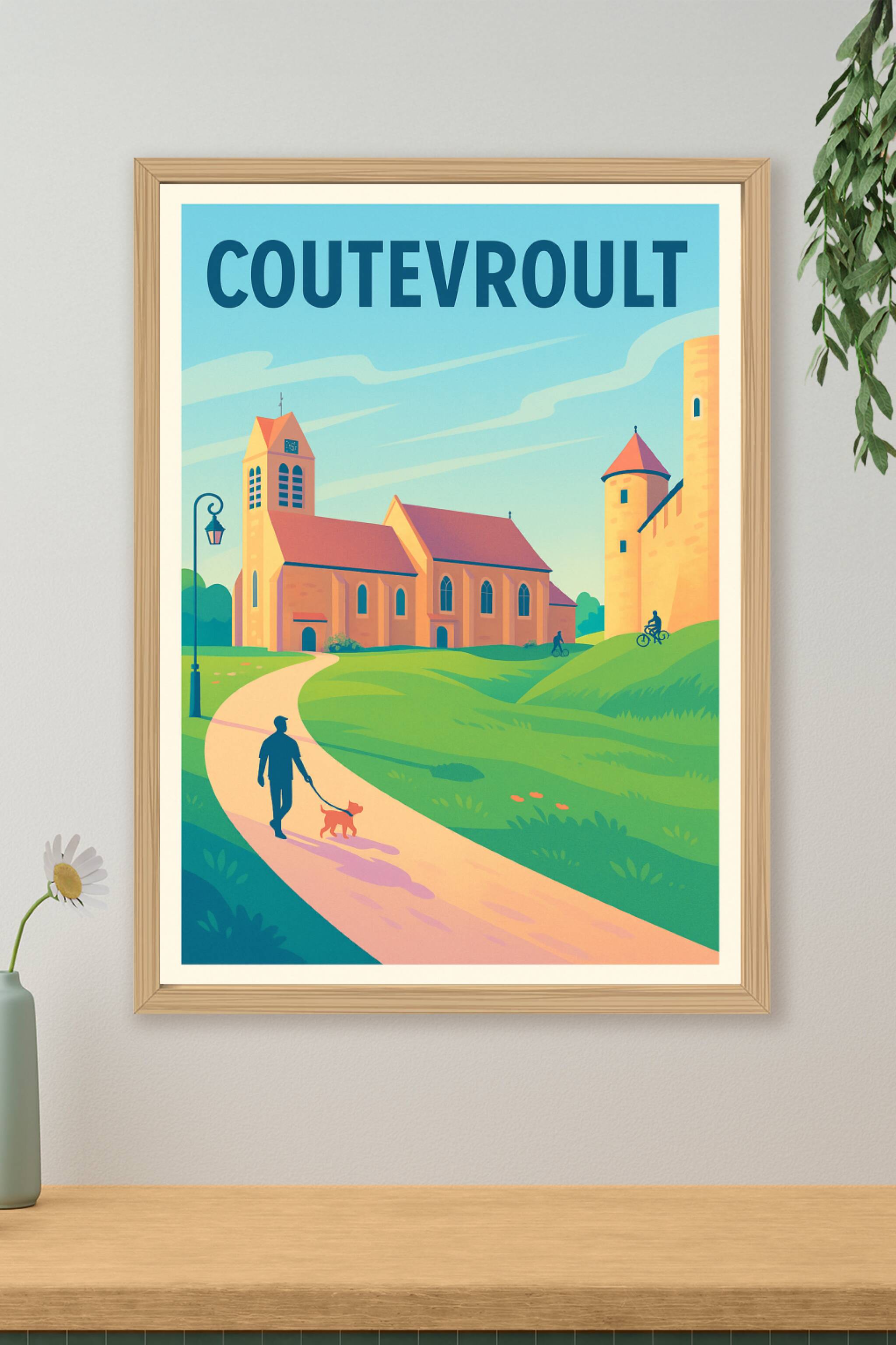 Affiche de Coutevroult - Promenade bucolique au cœur de la campagne