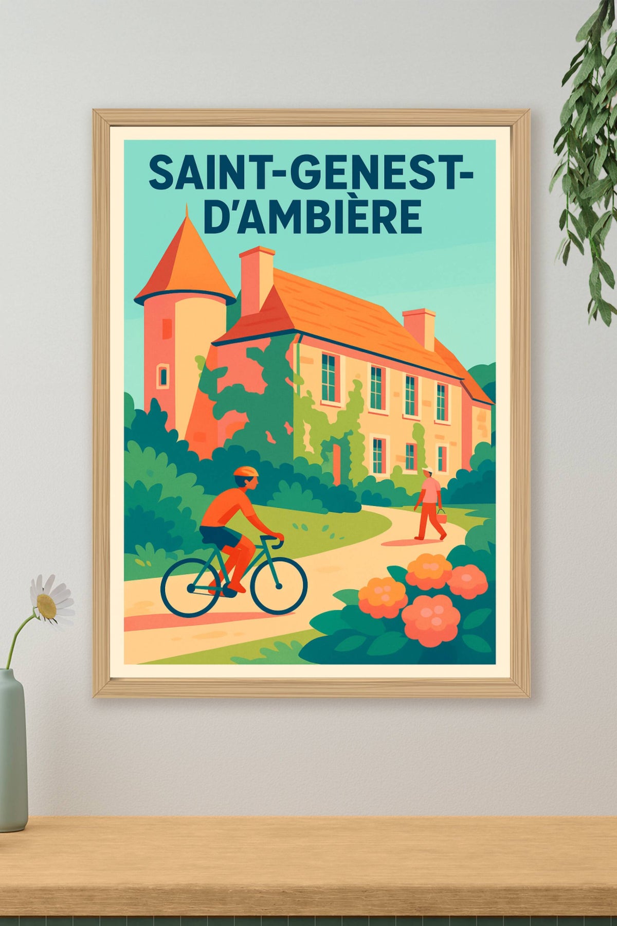 Affiche de Saint-Genest-d'Ambière - Charmante balade à travers le temps