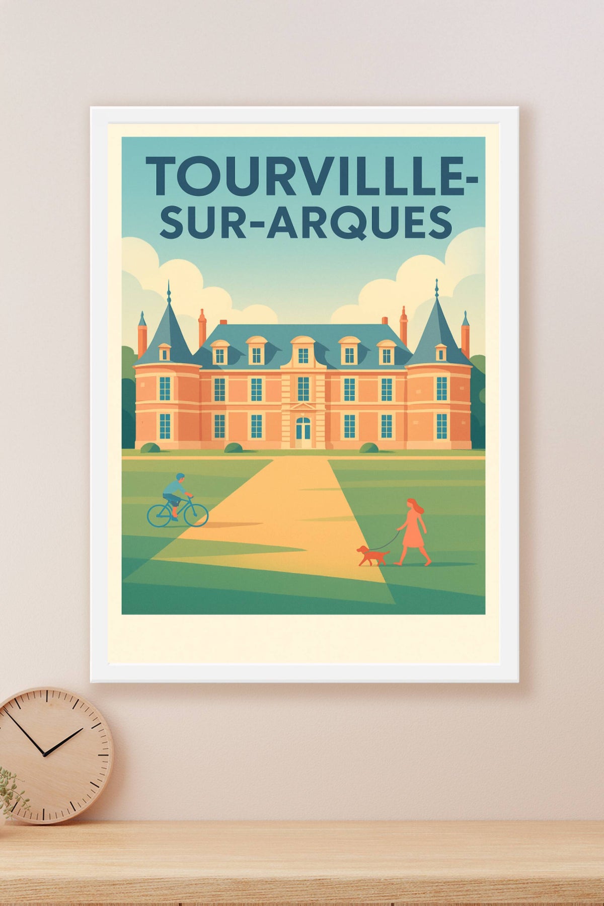 Affiche de Tourville-sur-Arques - Élégance et douceur de vivre normande