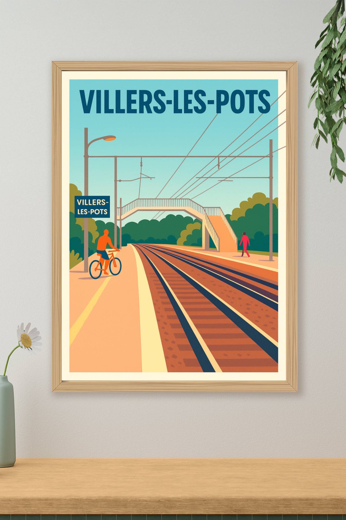 Affiche de Villers-les-Pots - L'élégance tranquille de la gare