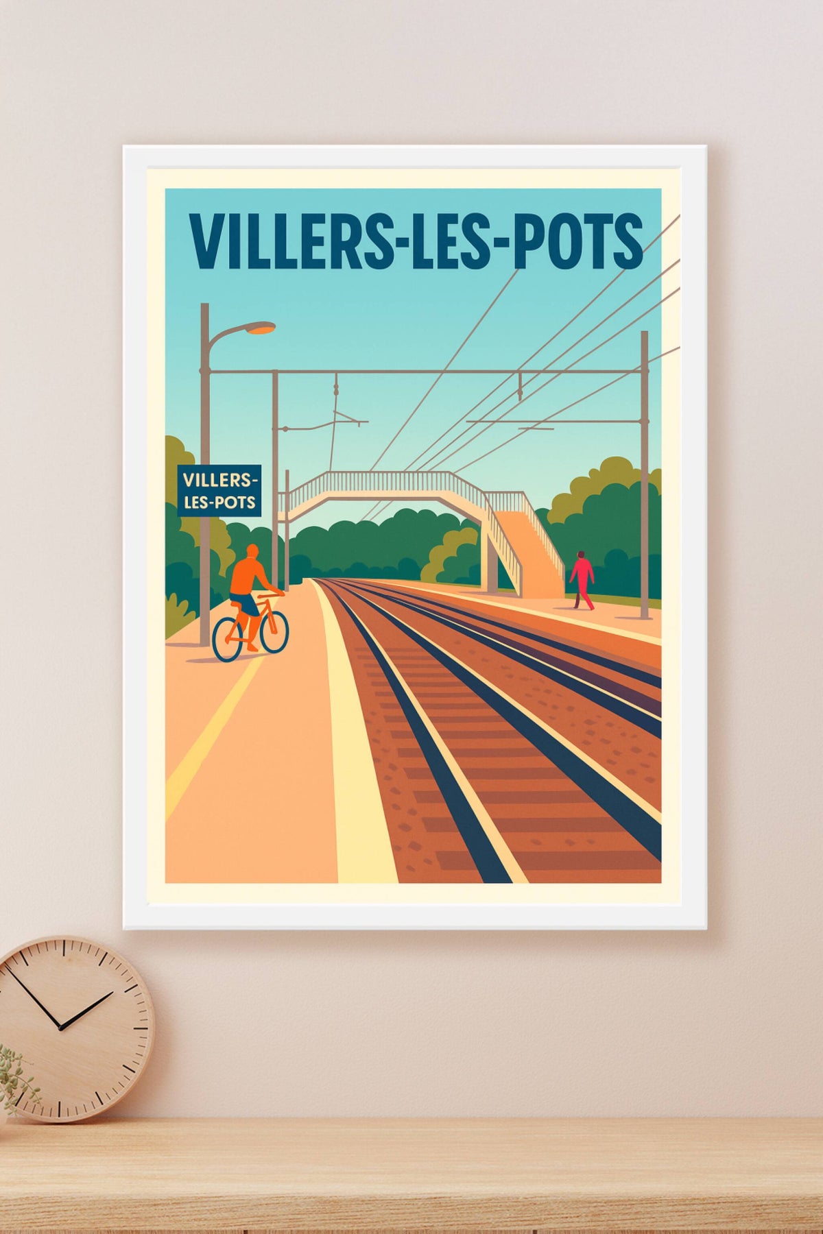 Affiche de Villers-les-Pots - L'élégance tranquille de la gare