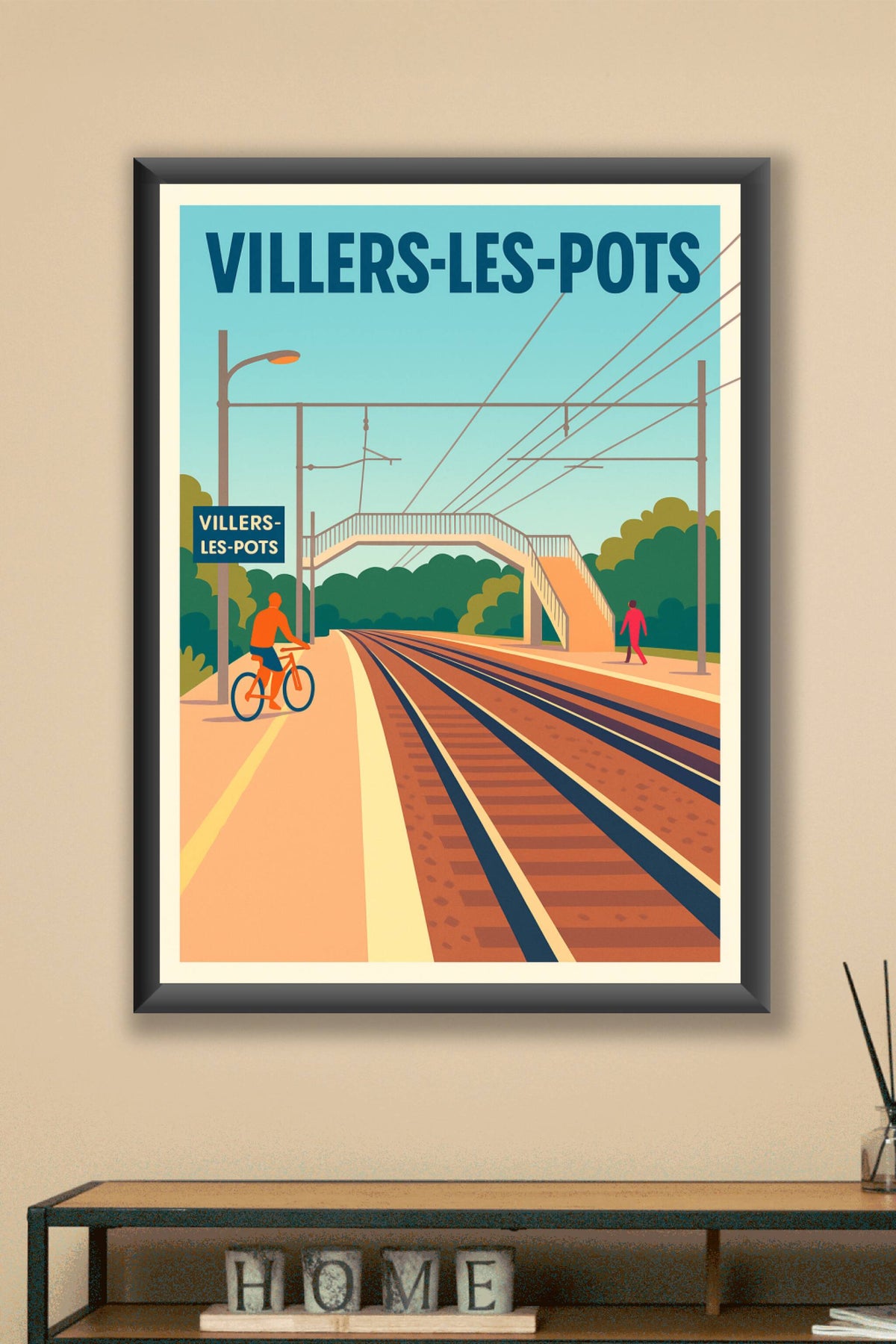 Affiche de Villers-les-Pots - L'élégance tranquille de la gare