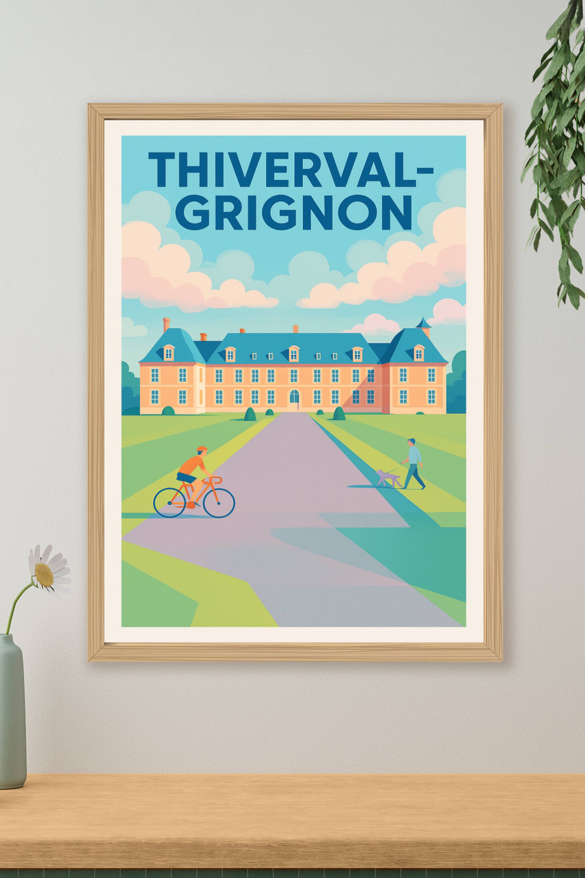 Affiche de Thiverval-Grignon - Charme et Sérénité au Château