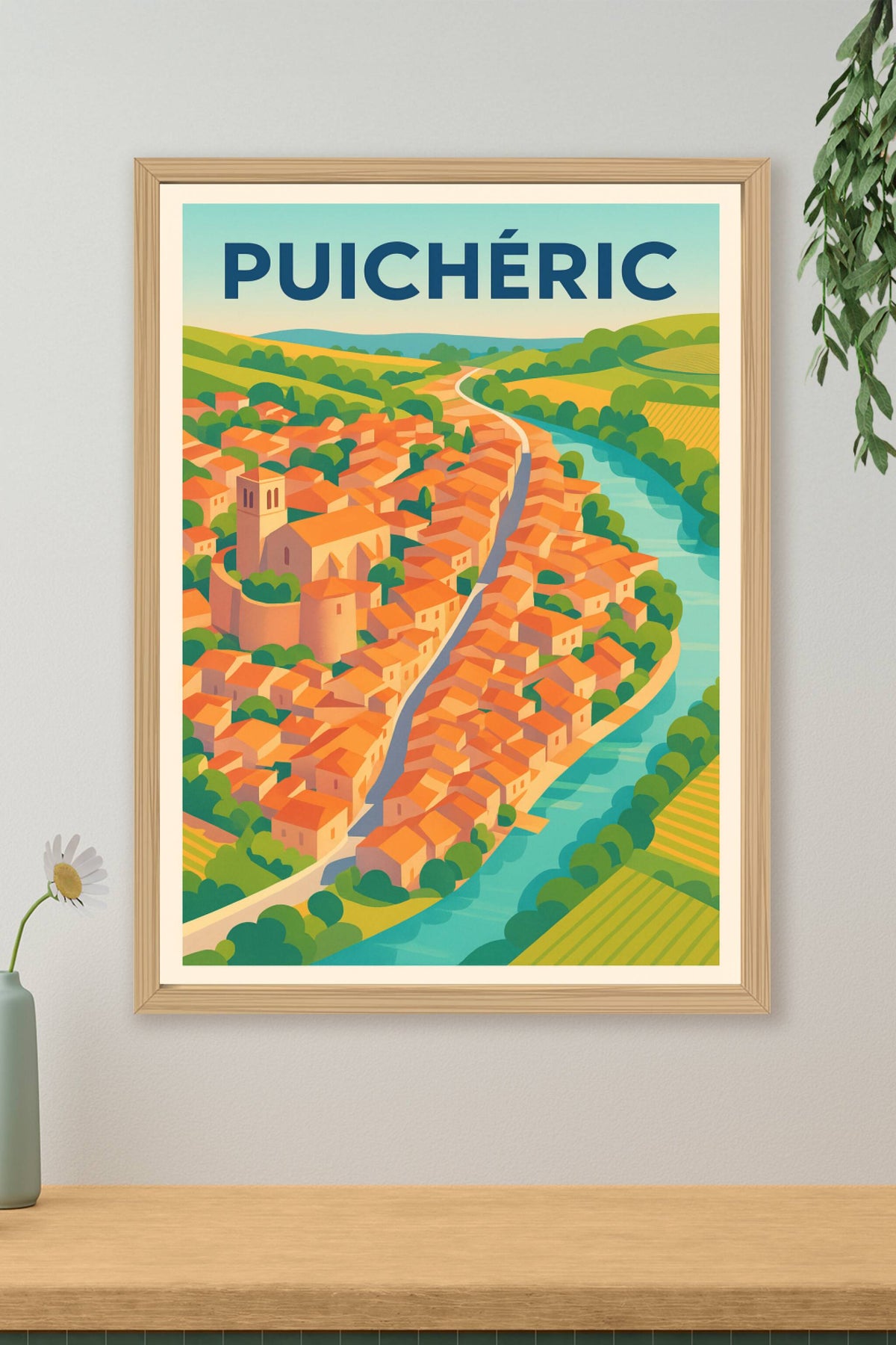 Affiche de Puichéric - Charme authentique au bord de l'Aude