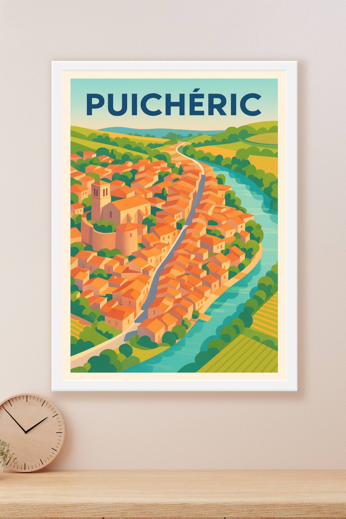Affiche de Puichéric - Charme authentique au bord de l'Aude