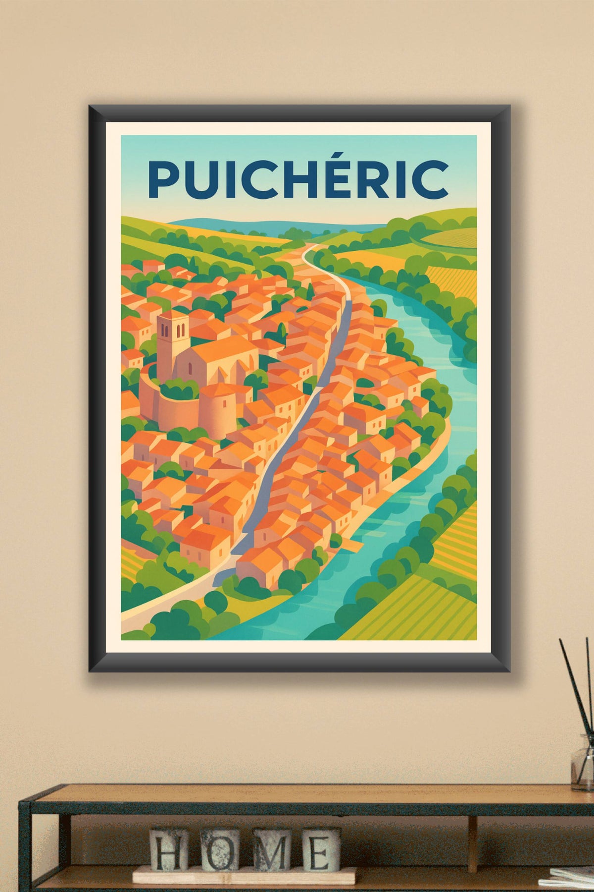 Affiche de Puichéric - Charme authentique au bord de l'Aude
