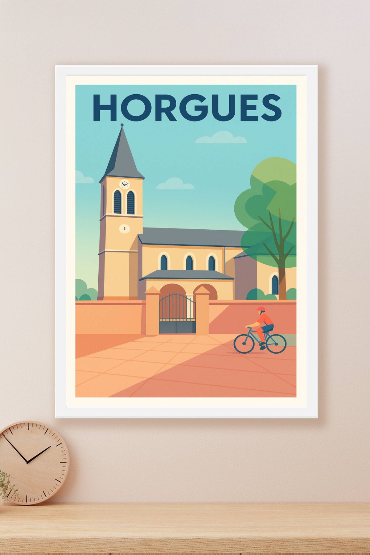 Affiche de Horgues - Charme paisible et architecture locale