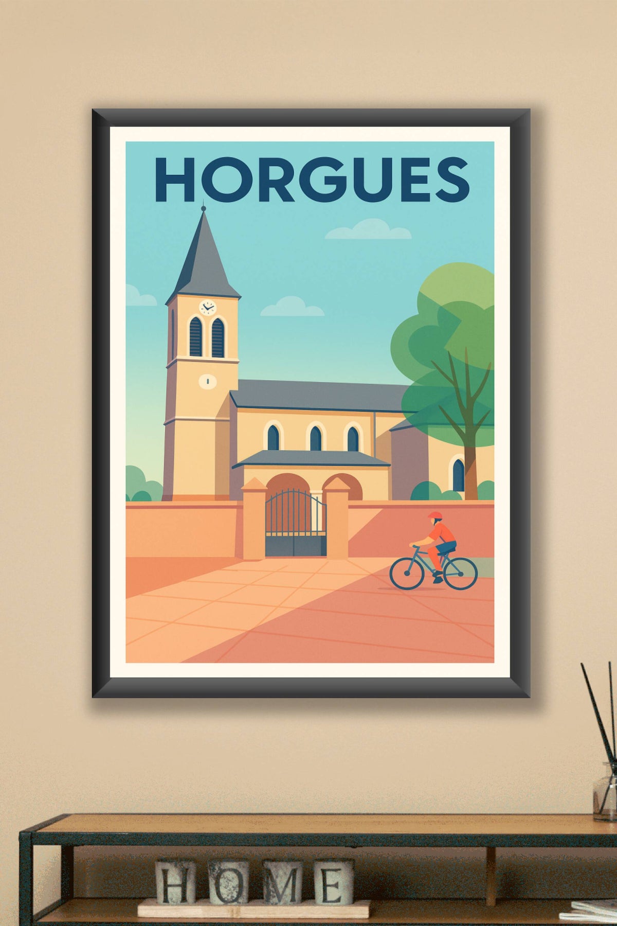 Affiche de Horgues - Charme paisible et architecture locale