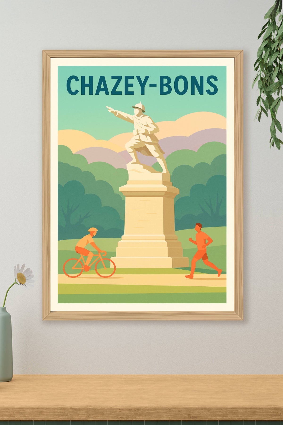Affiche de Chazey-Bons - L'esprit sportif au cœur de la nature